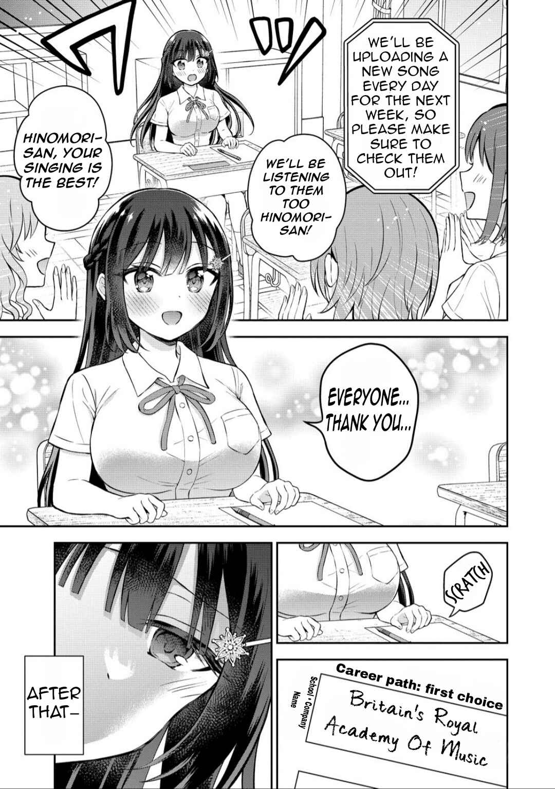 Tonari no Seki no Inkya Joshi ga Oshi Utaite Datta ~Ore no Kyoku o Uttatekure!~ Chapter 15 - Page 11