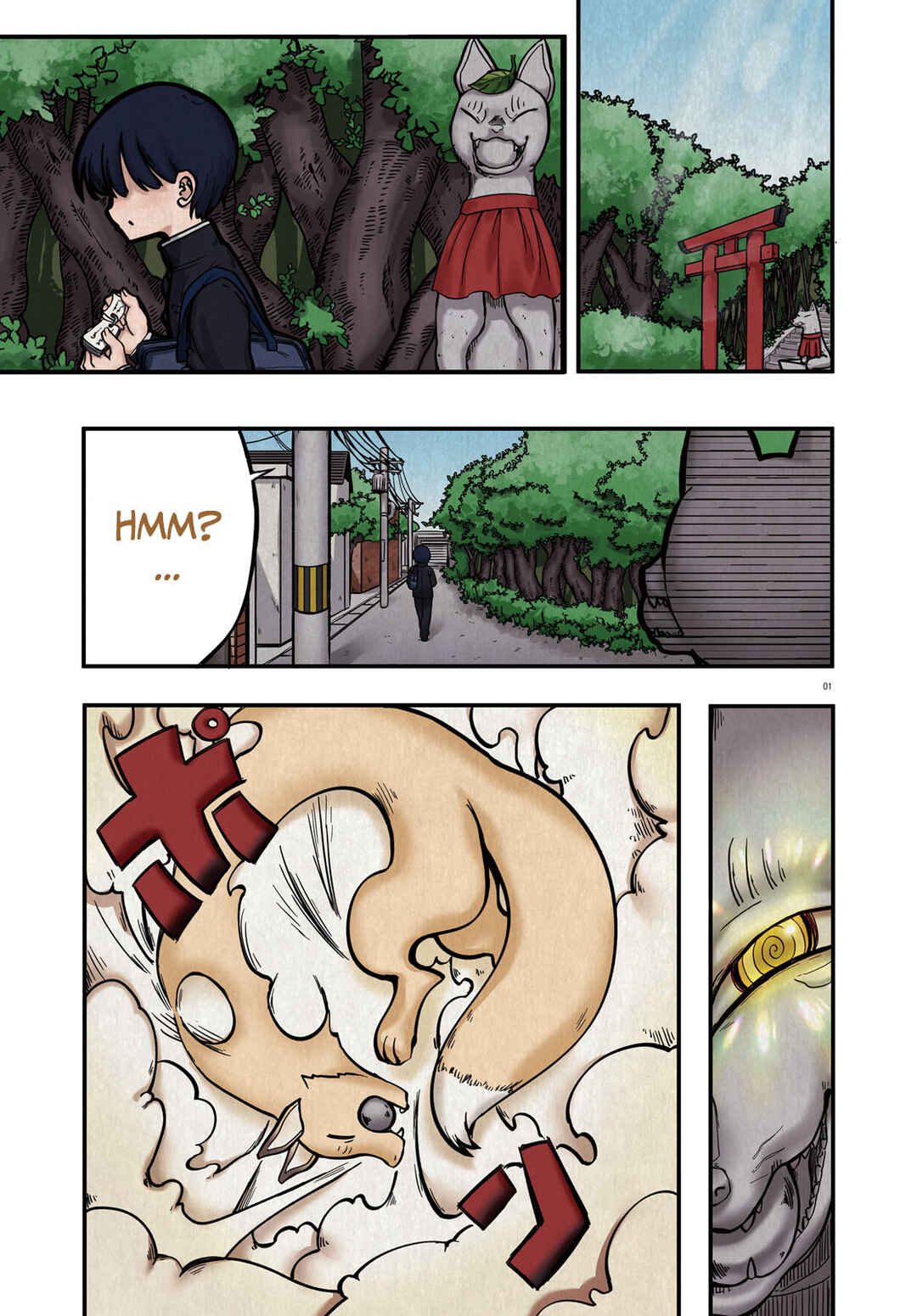 Okitsune Gal Katabami-san Chapter 1 - Page 2