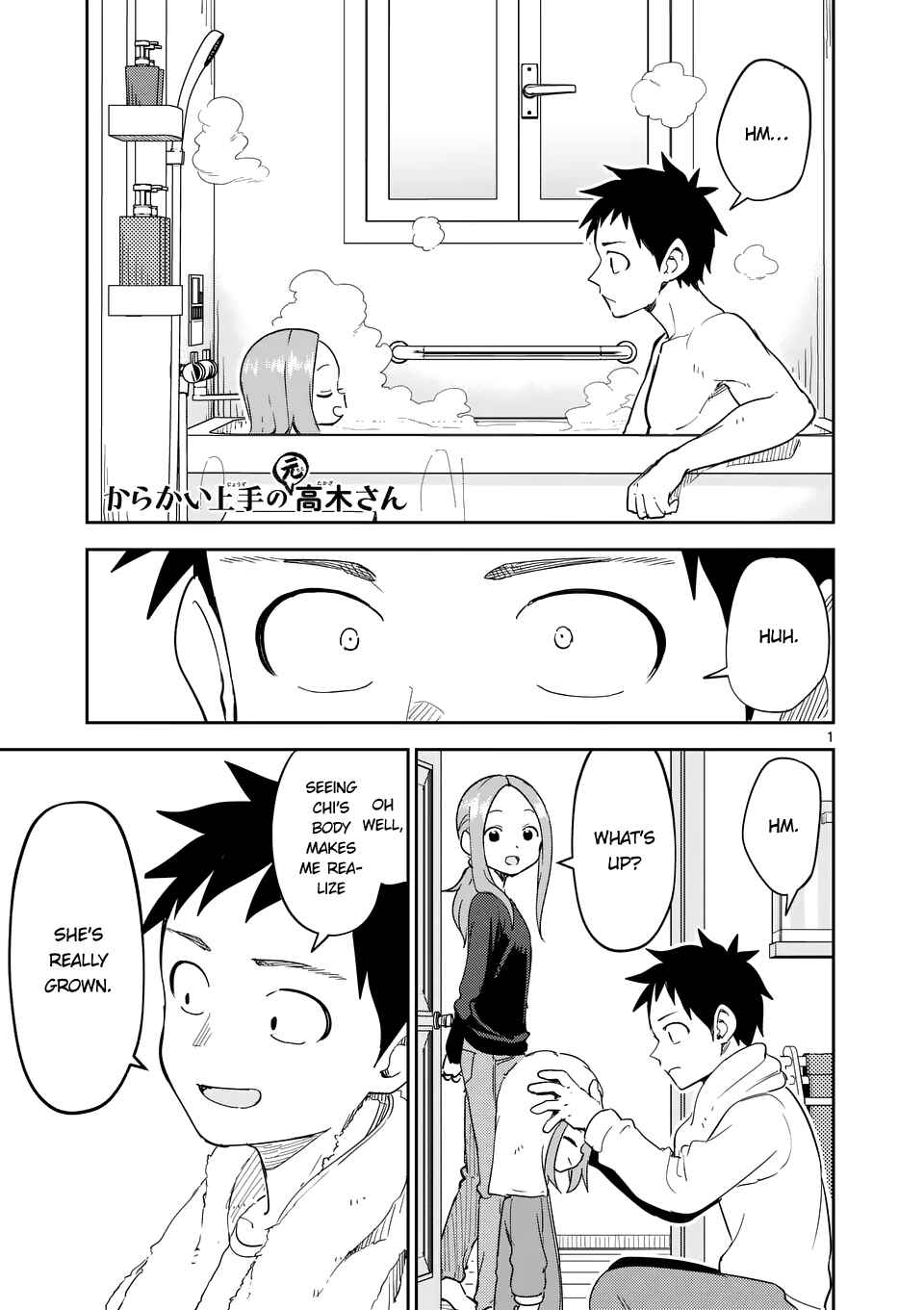 Karakai Jouzu no (Moto) Takagi-san Chapter 306 - Page 1