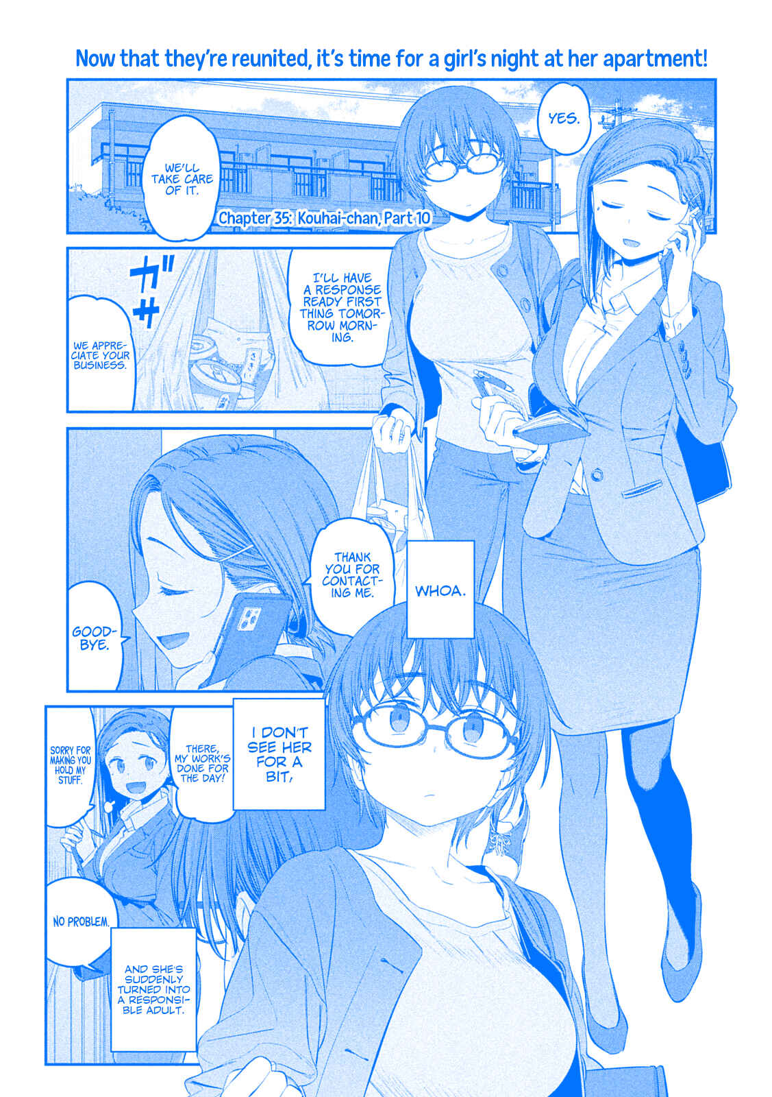 Getsuyoubi no Tawawa (Blue) (Fan Colored) Chapter 35 - Page 2