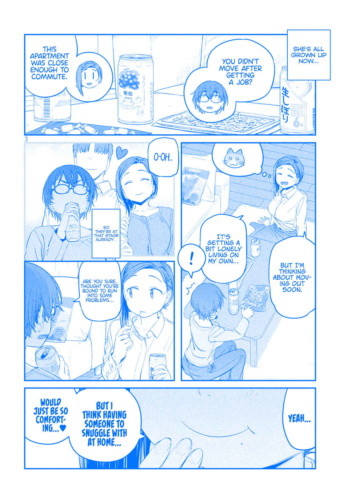 Getsuyoubi no Tawawa (Blue) (Fan Colored) Chapter 35 - Page 3