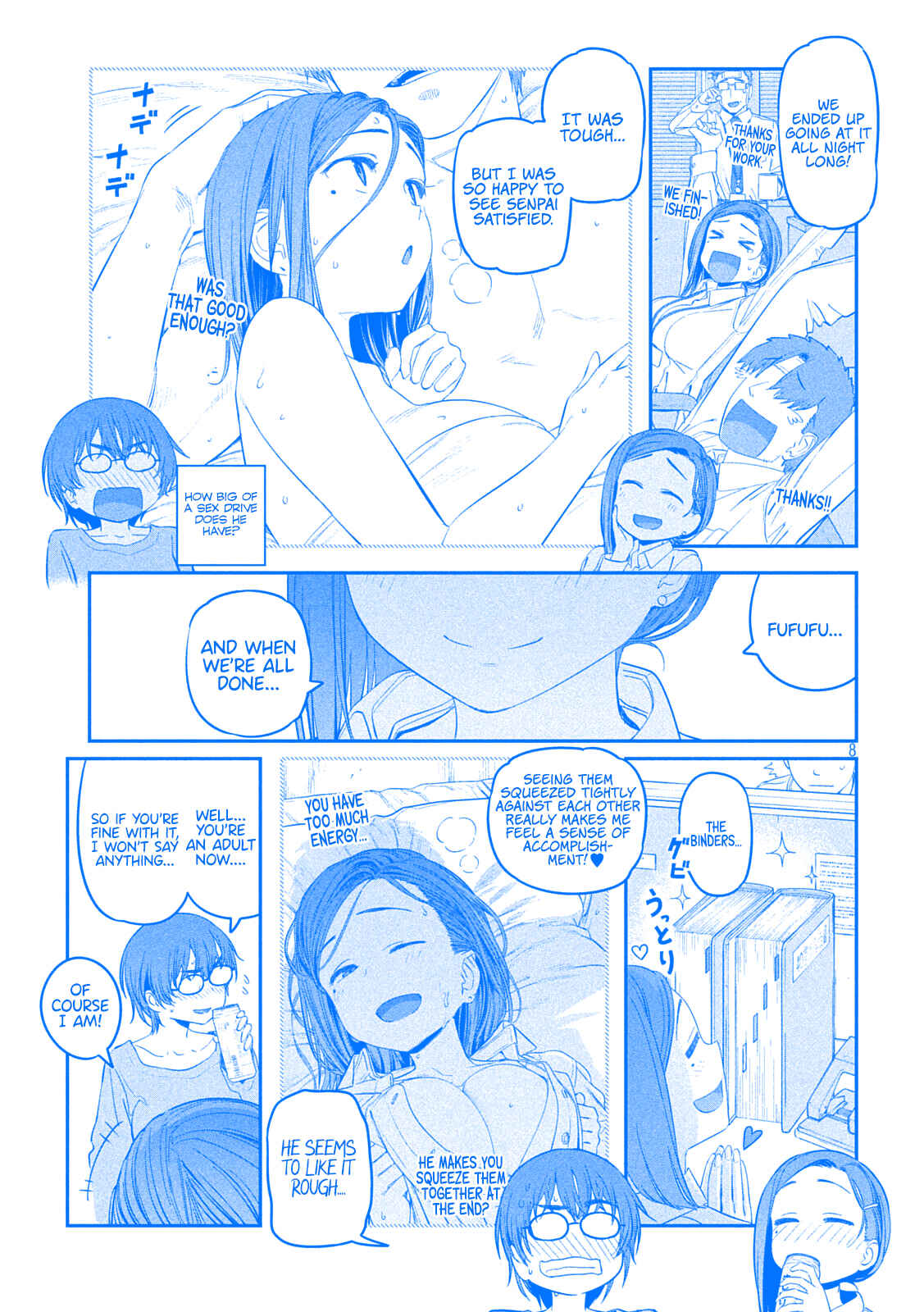 Getsuyoubi no Tawawa (Blue) (Fan Colored) Chapter 35 - Page 8
