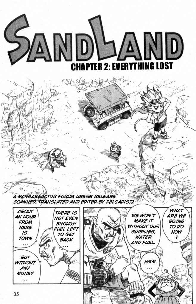 SandLand Chapter 2 - Page 1