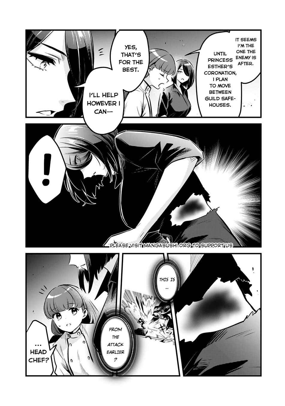 Tsuihousha Shokudou e Youkoso! ~Saikyou Party o Tsuihousareta Ryourinin (Lv. 99) wa, Inaka de Nengan no Boukensha Shokudou o Hirakimasu!~ Chapter 58 - Page 28