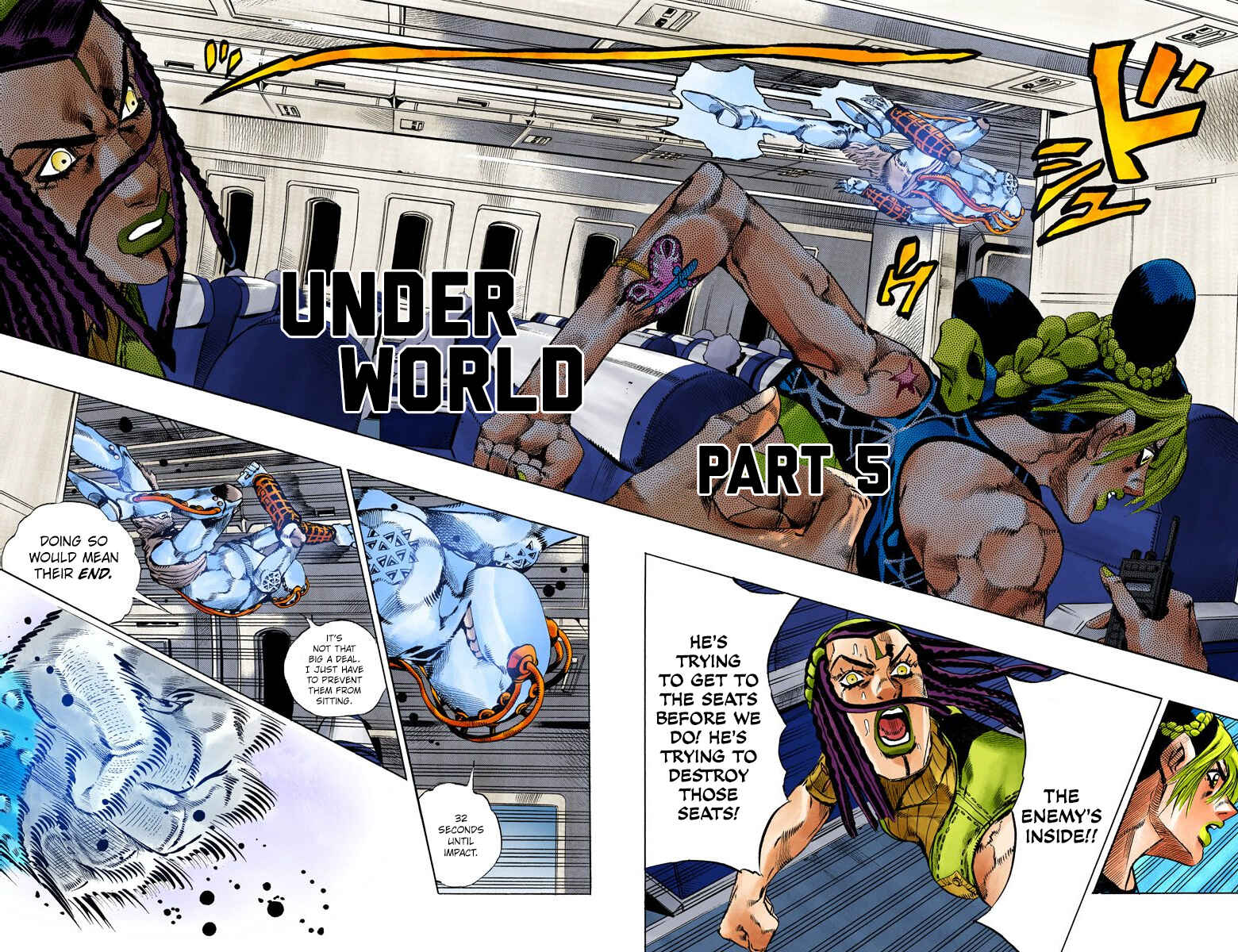 JoJo no Kimyou na Bouken: Part 6 - Stone Ocean Color-ban Chapter 123 - Page 2