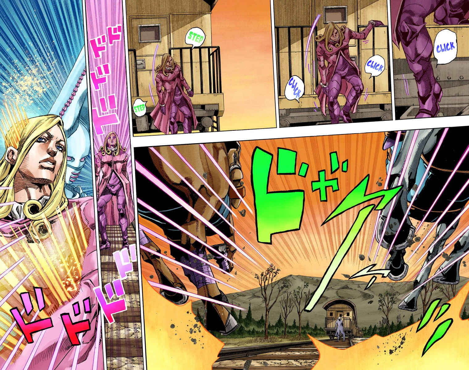 JoJo no Kimyou na Bouken: Part 7 - Steel Ball Run Color-ban Chapter 80 - Page 14