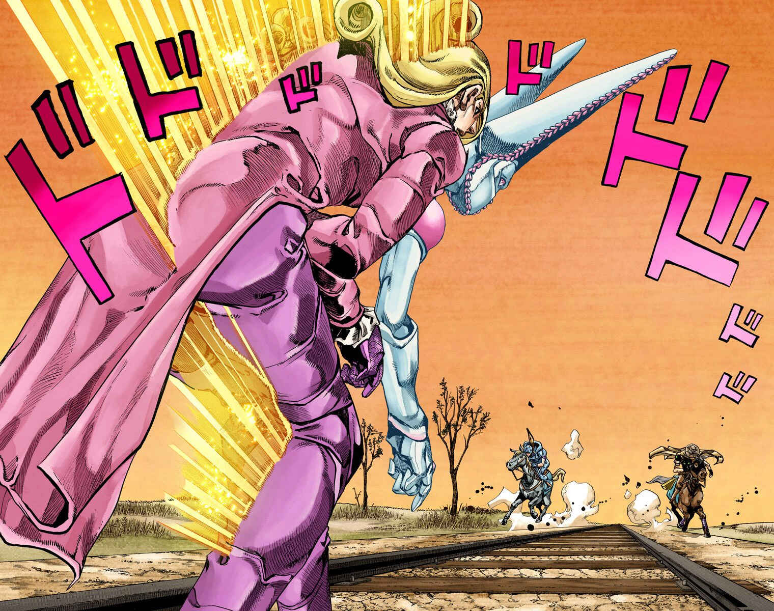 JoJo no Kimyou na Bouken: Part 7 - Steel Ball Run Color-ban Chapter 80 - Page 15