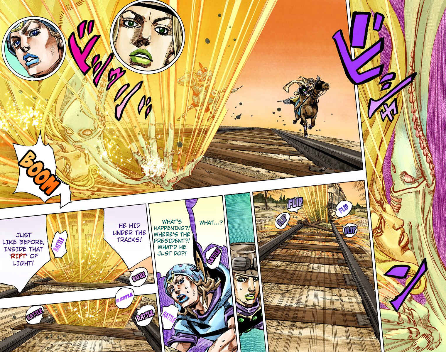 JoJo no Kimyou na Bouken: Part 7 - Steel Ball Run Color-ban Chapter 80 - Page 16