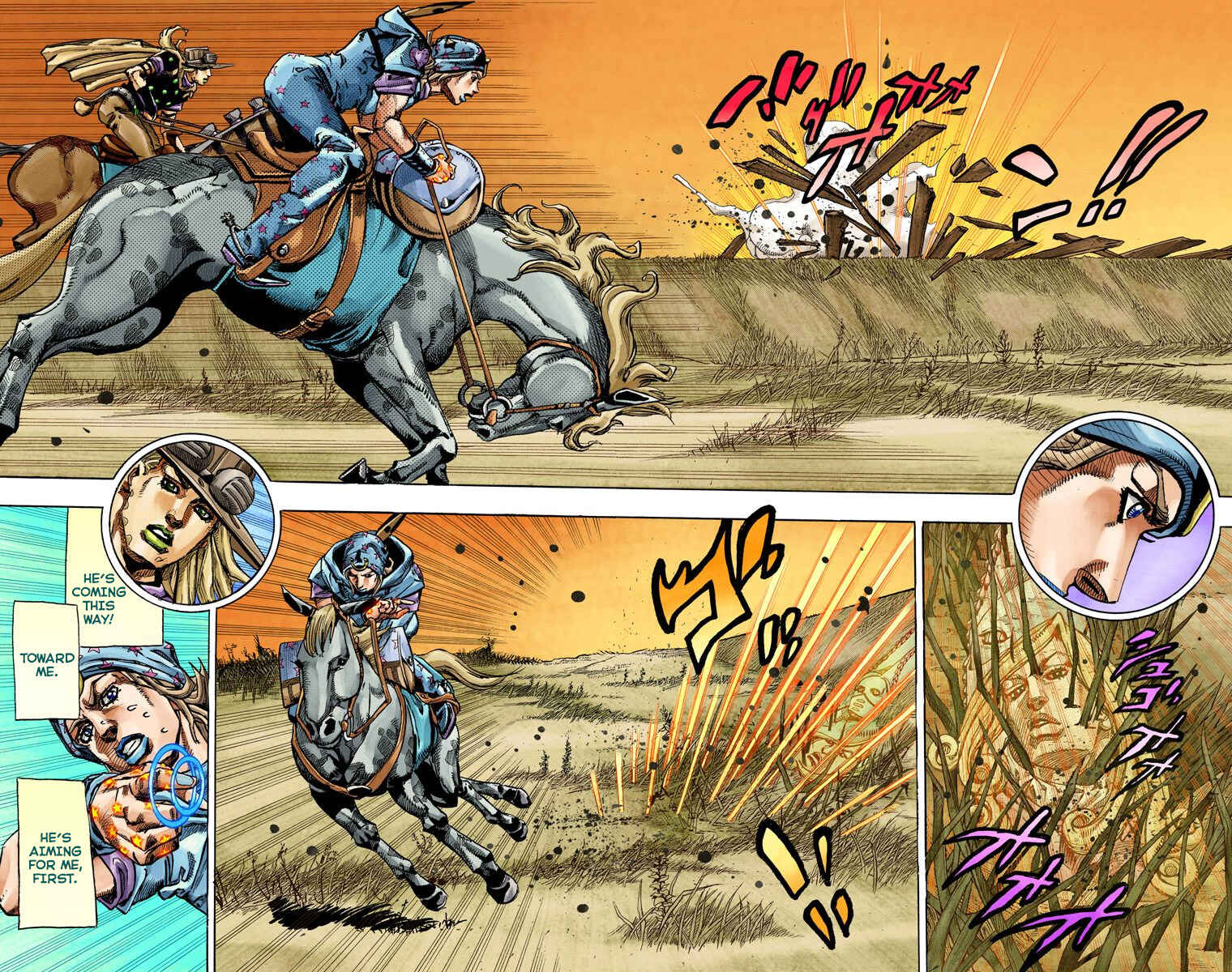JoJo no Kimyou na Bouken: Part 7 - Steel Ball Run Color-ban Chapter 80 - Page 18