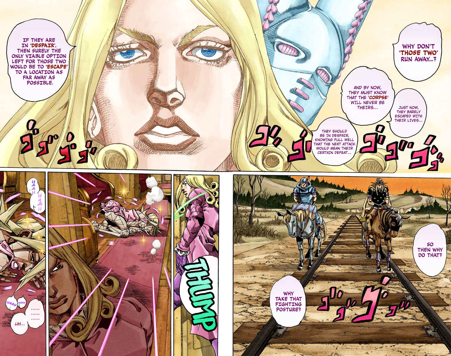 JoJo no Kimyou na Bouken: Part 7 - Steel Ball Run Color-ban Chapter 80 - Page 9