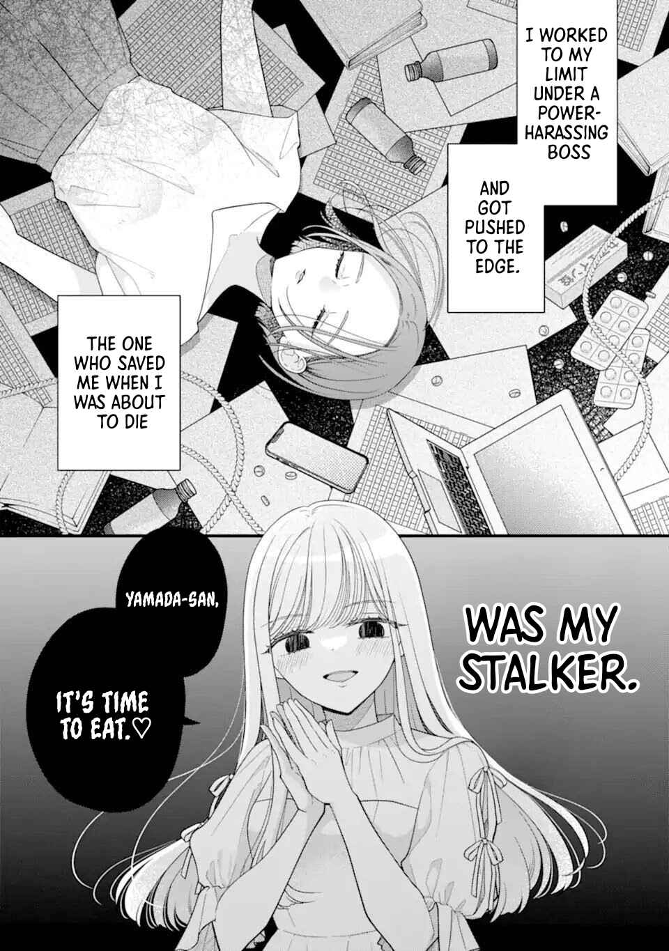 Genkai Shakaijin-san o Sukueru no wa Kuso Deka Kanjou Stalker-chan Dakedeshita Chapter 2 - Page 3