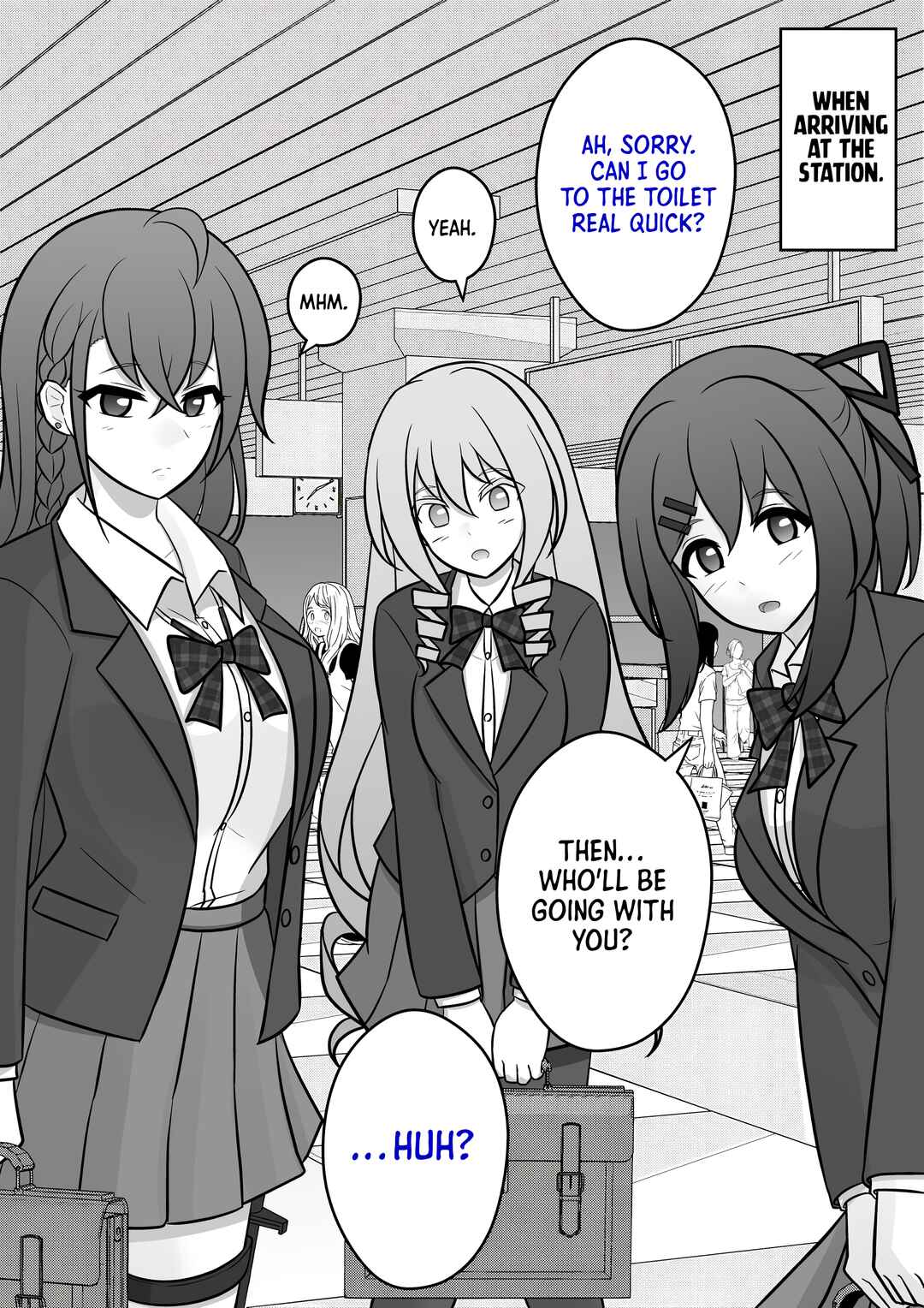 Danjo-hi 1:39 no Heikou Sekai wa Omoi no Hoka Futsuu Chapter 47 - Page 1