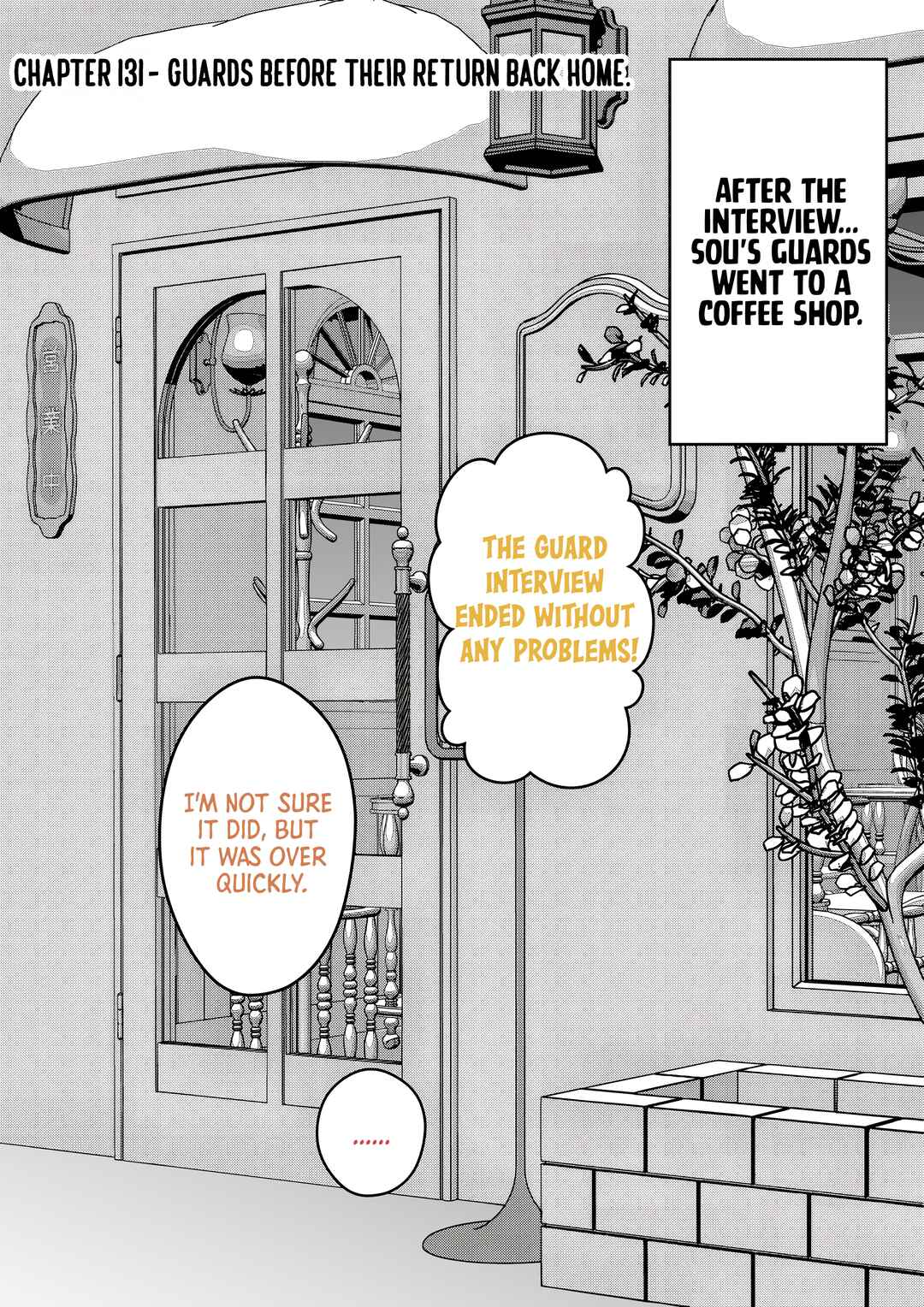 Danjo-hi 1:39 no Heikou Sekai wa Omoi no Hoka Futsuu Chapter 131 - Page 1