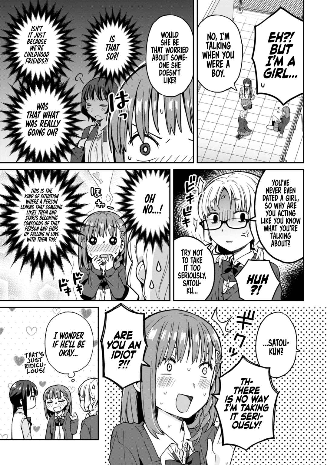 Asa Okitara Onnanoko ni Natteita Danshi Koukousei-tachi no Hanashi Chapter 5 - Page 13