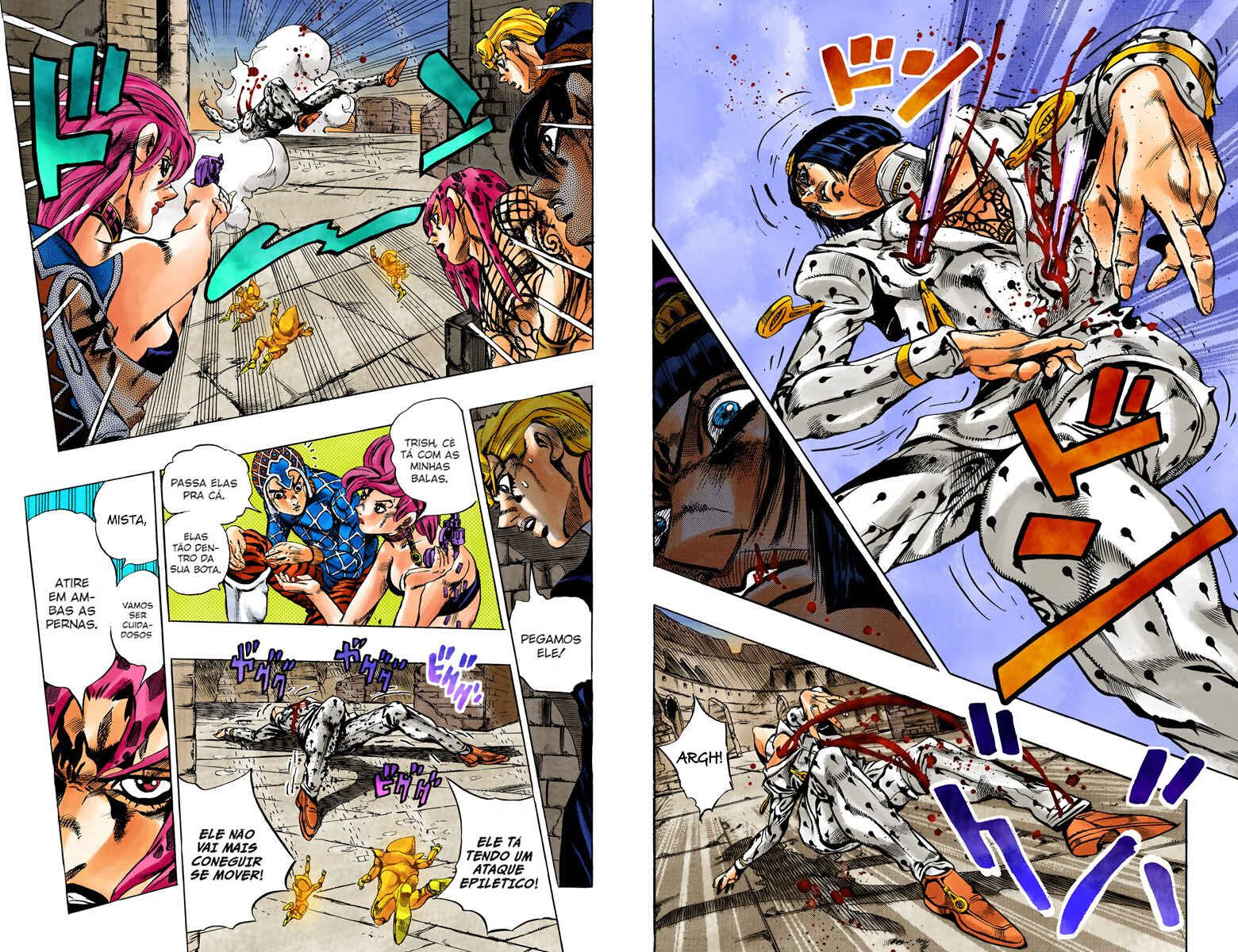JoJo no Kimyou na Bouken: Part 5 - Ougon no Kaze Color-ban Chapter 137 - Page 4