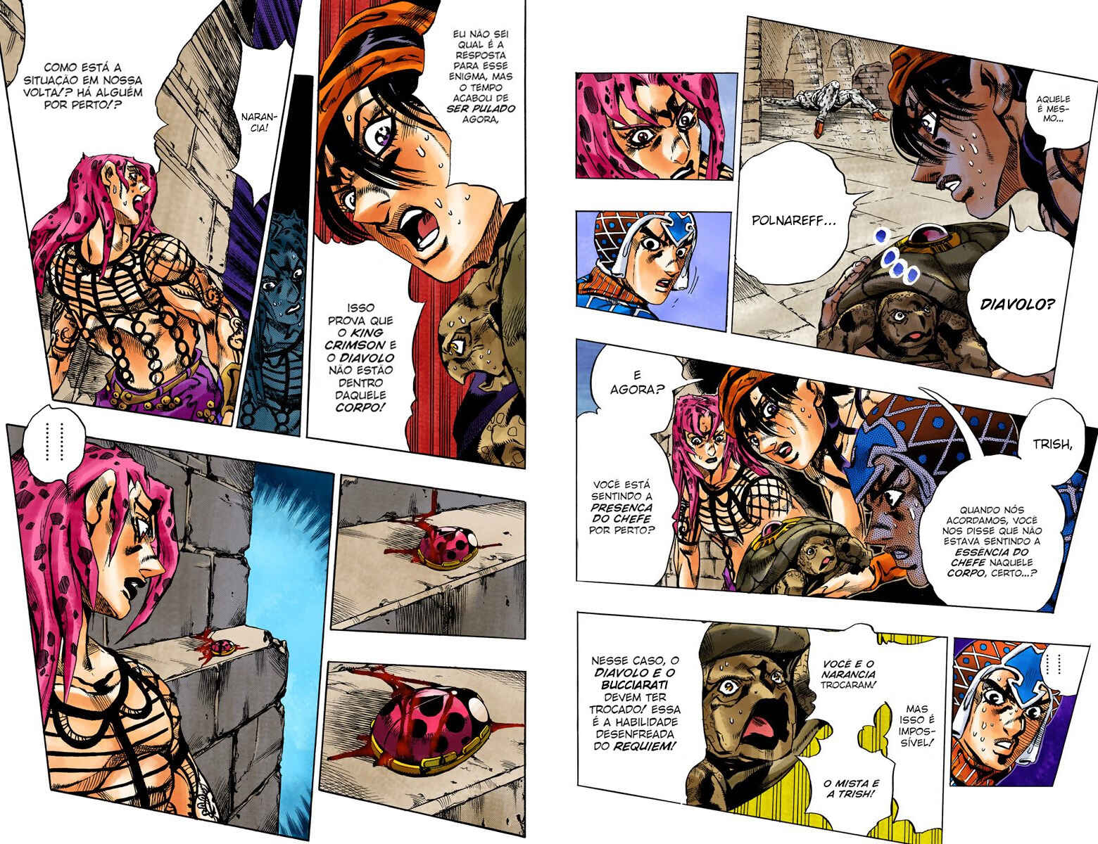 JoJo no Kimyou na Bouken: Part 5 - Ougon no Kaze Color-ban Chapter 137 - Page 7