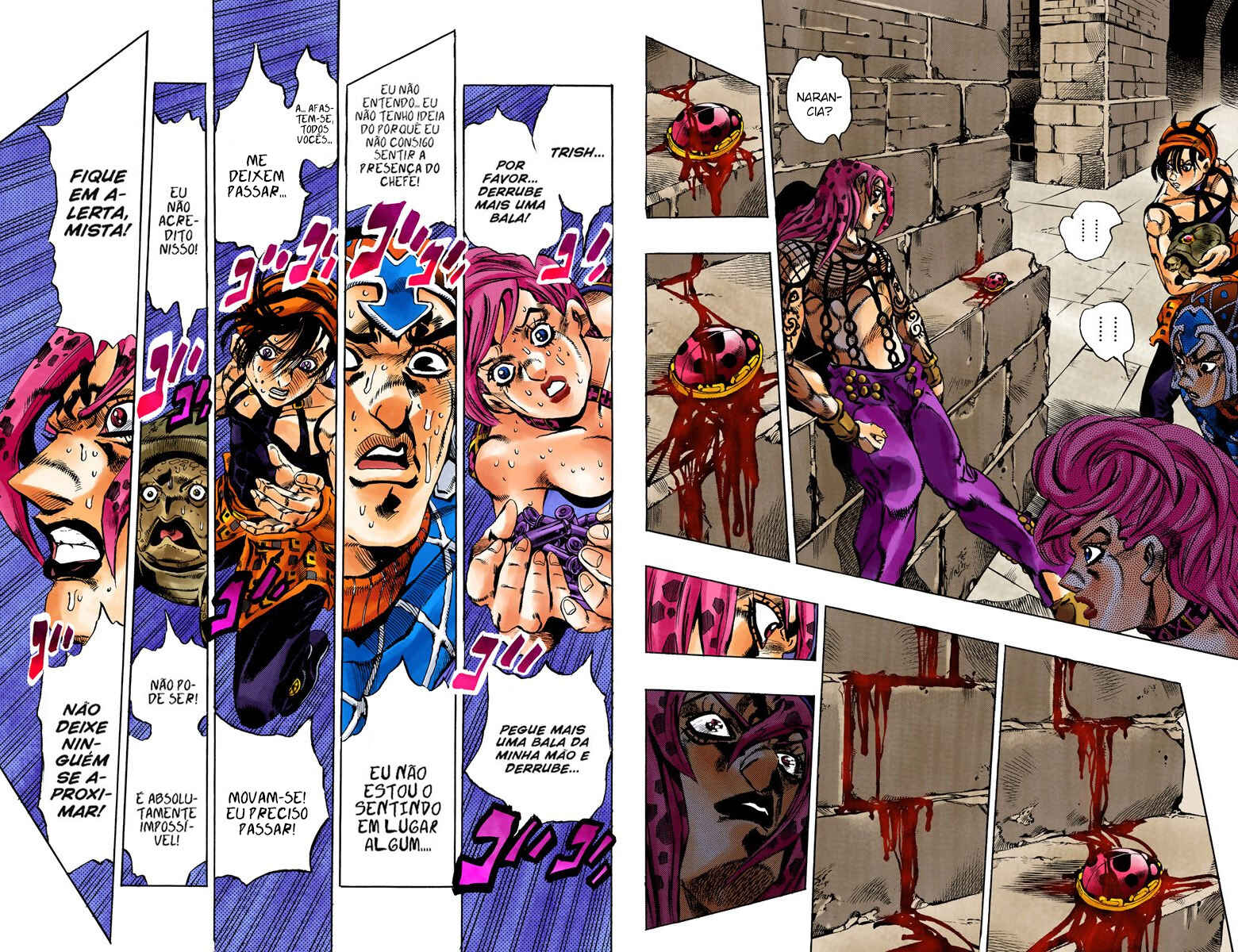 JoJo no Kimyou na Bouken: Part 5 - Ougon no Kaze Color-ban Chapter 137 - Page 8