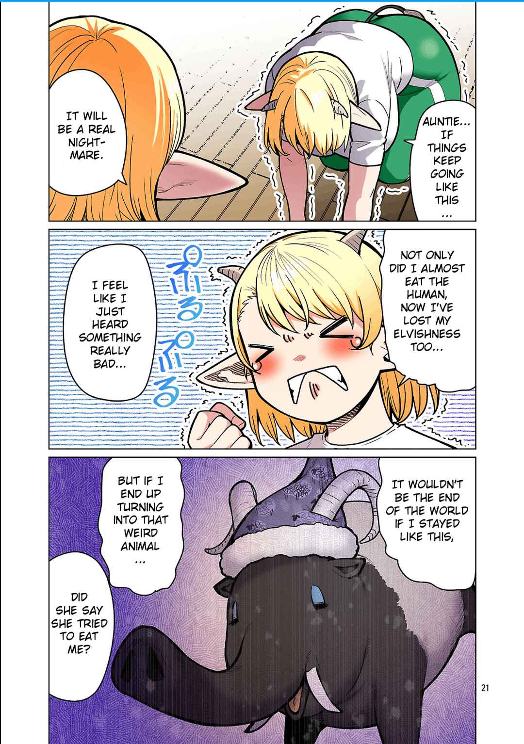 Shin Elf-san wa Yaserarenai. (Official Colored) Chapter 27 - Page 23