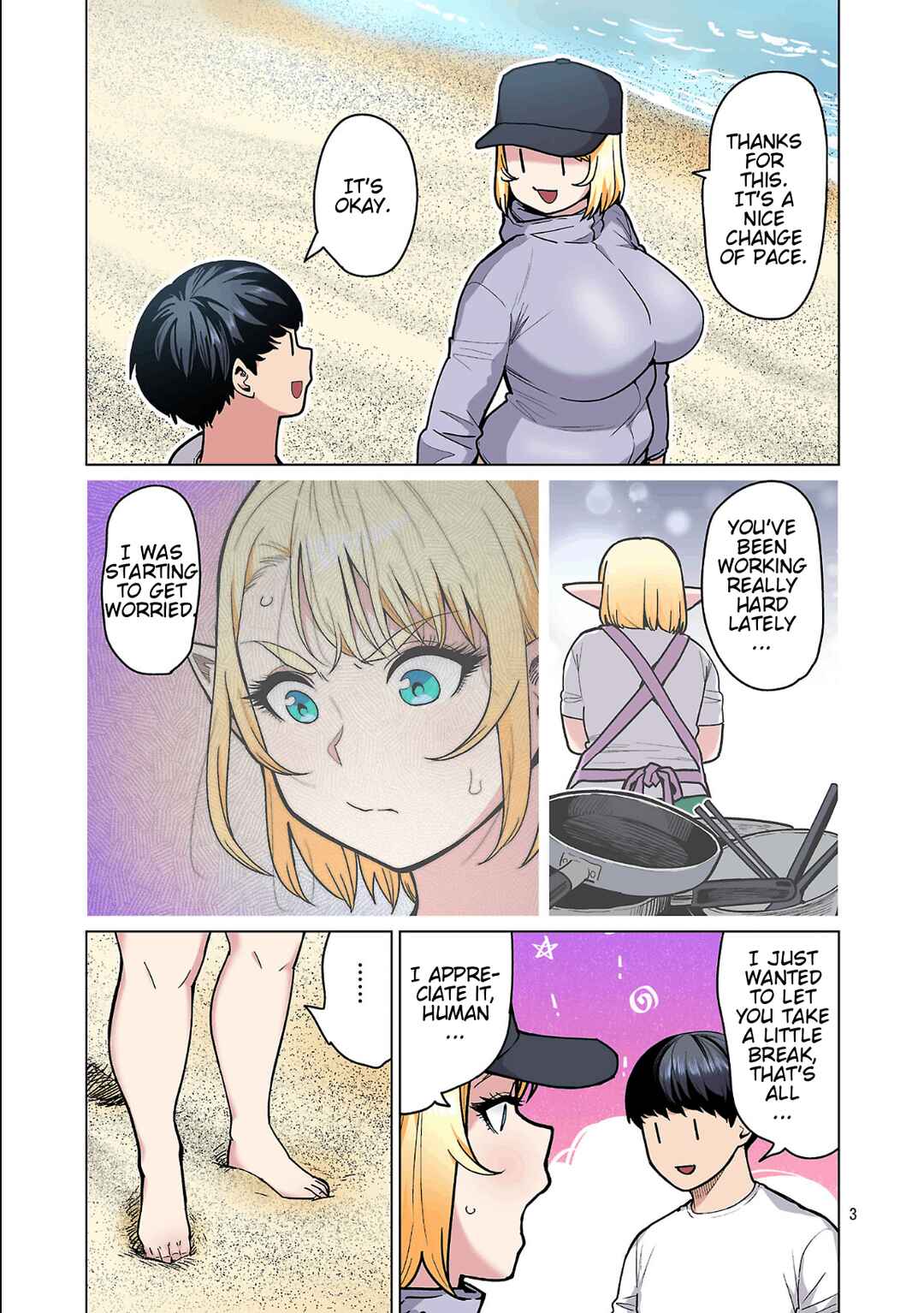 Shin Elf-san wa Yaserarenai. (Official Colored) Chapter 27 - Page 5