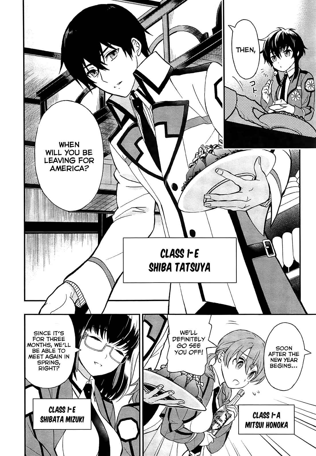 Mahouka Koukou no Rettousei - Raihousha-hen Chapter 1 - Page 6