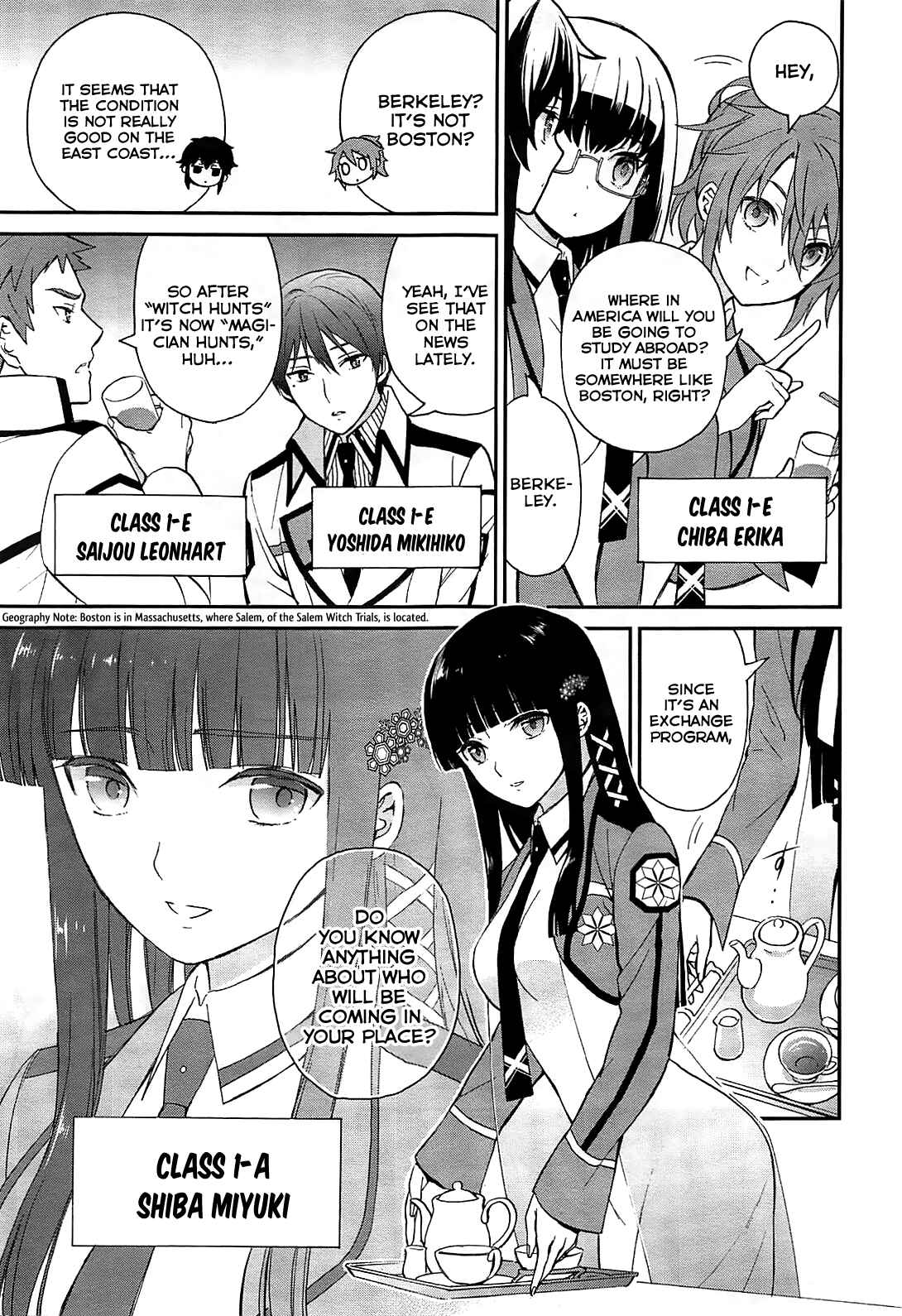 Mahouka Koukou no Rettousei - Raihousha-hen Chapter 1 - Page 7