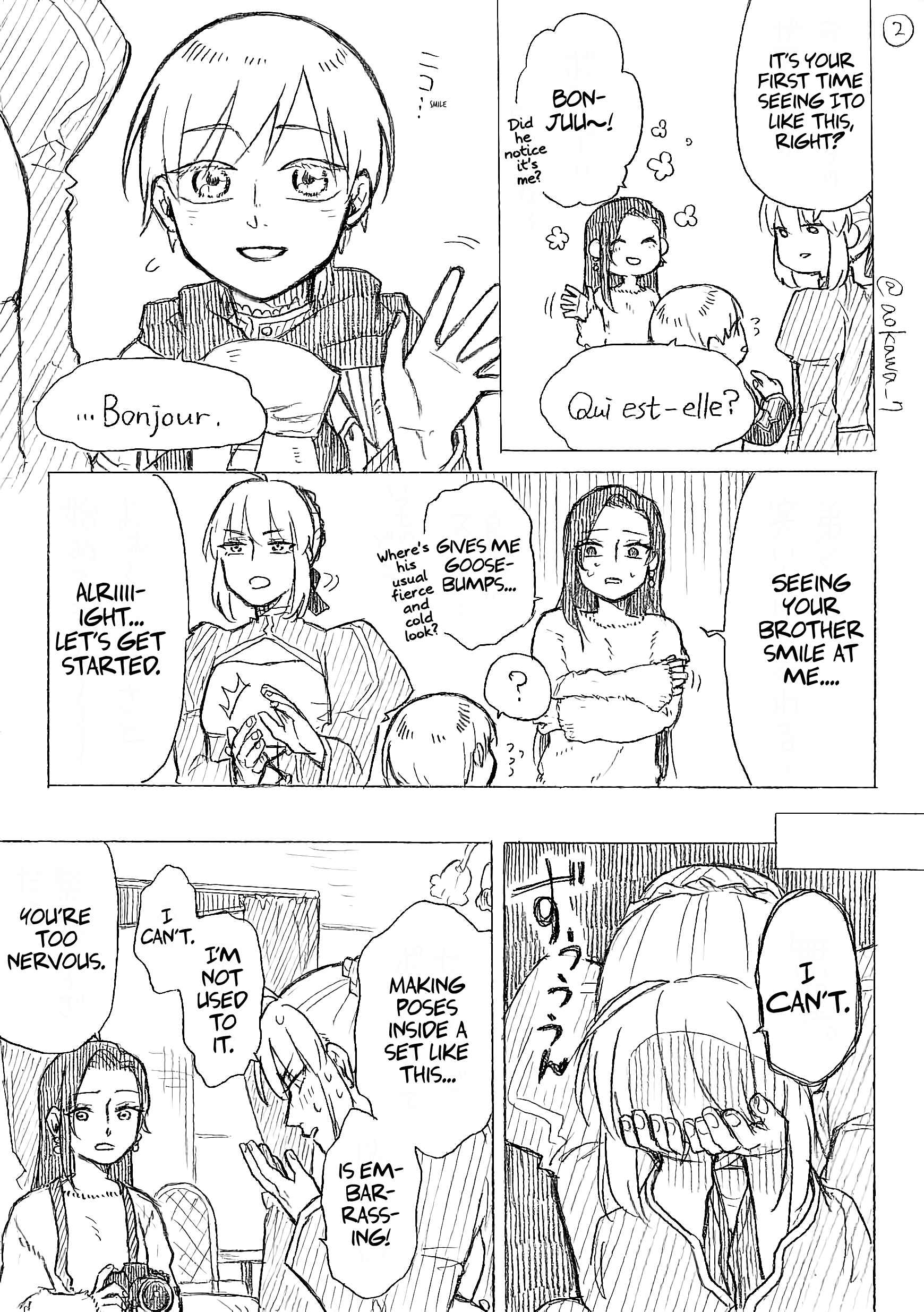 Josou Cosplayer ni Otouto ga Dekiru Manga Chapter 7.2 - Page 2