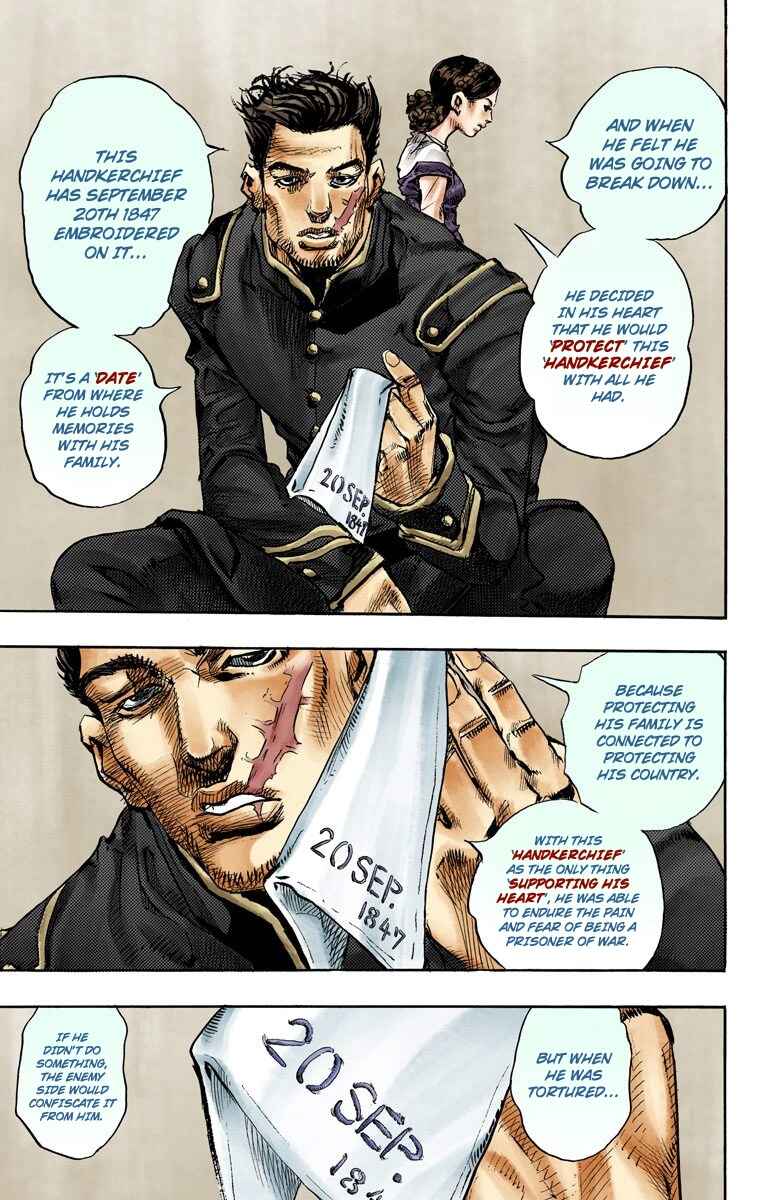 JoJo no Kimyou na Bouken: Part 7 - Steel Ball Run Color-ban Chapter 87 - Page 24