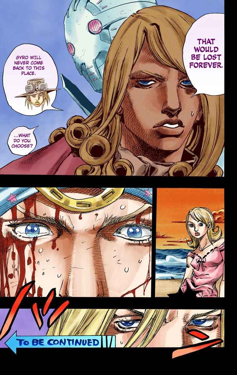 JoJo no Kimyou na Bouken: Part 7 - Steel Ball Run Color-ban Chapter 87 - Page 38