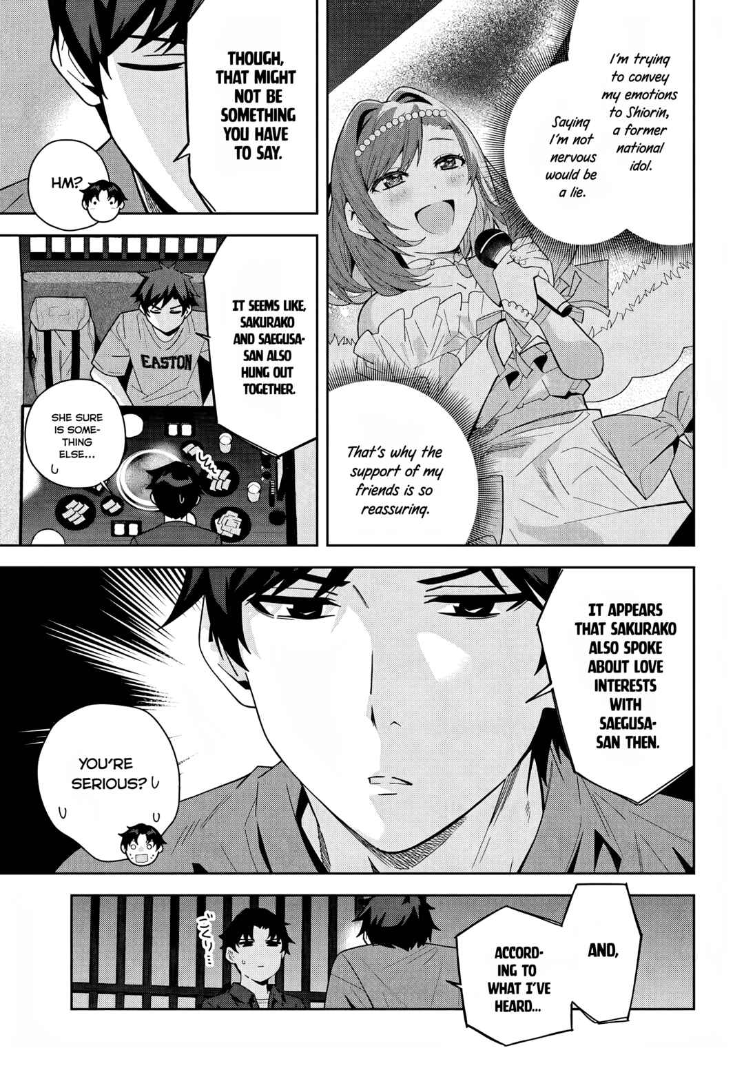 Classmate no Moto Idol ga, Tonikaku Kyodou Fushin nandesu. Chapter 20 - Page 27