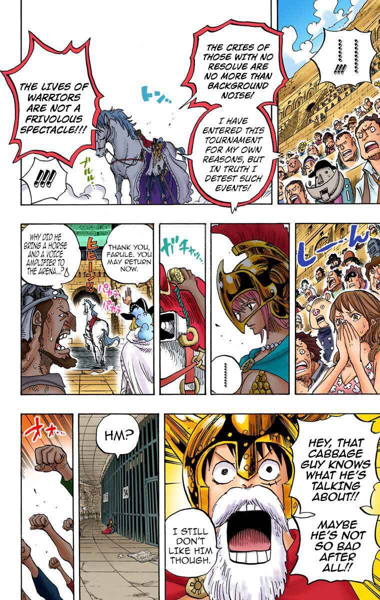 One Piece (Official Colored) Chapter 722 - Page 12