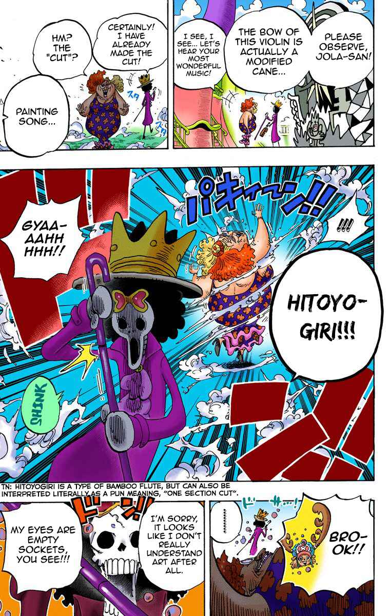 One Piece (Official Colored) Chapter 722 - Page 22