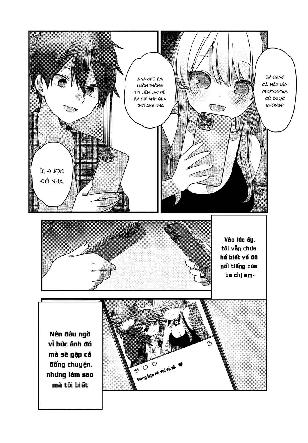 Daigaku Nyuugakuji Kara Uwasa Sareteita Bishoujo San Shimai, Ikiwakareteita Gimai Datta. Chapter 2 - Page 24