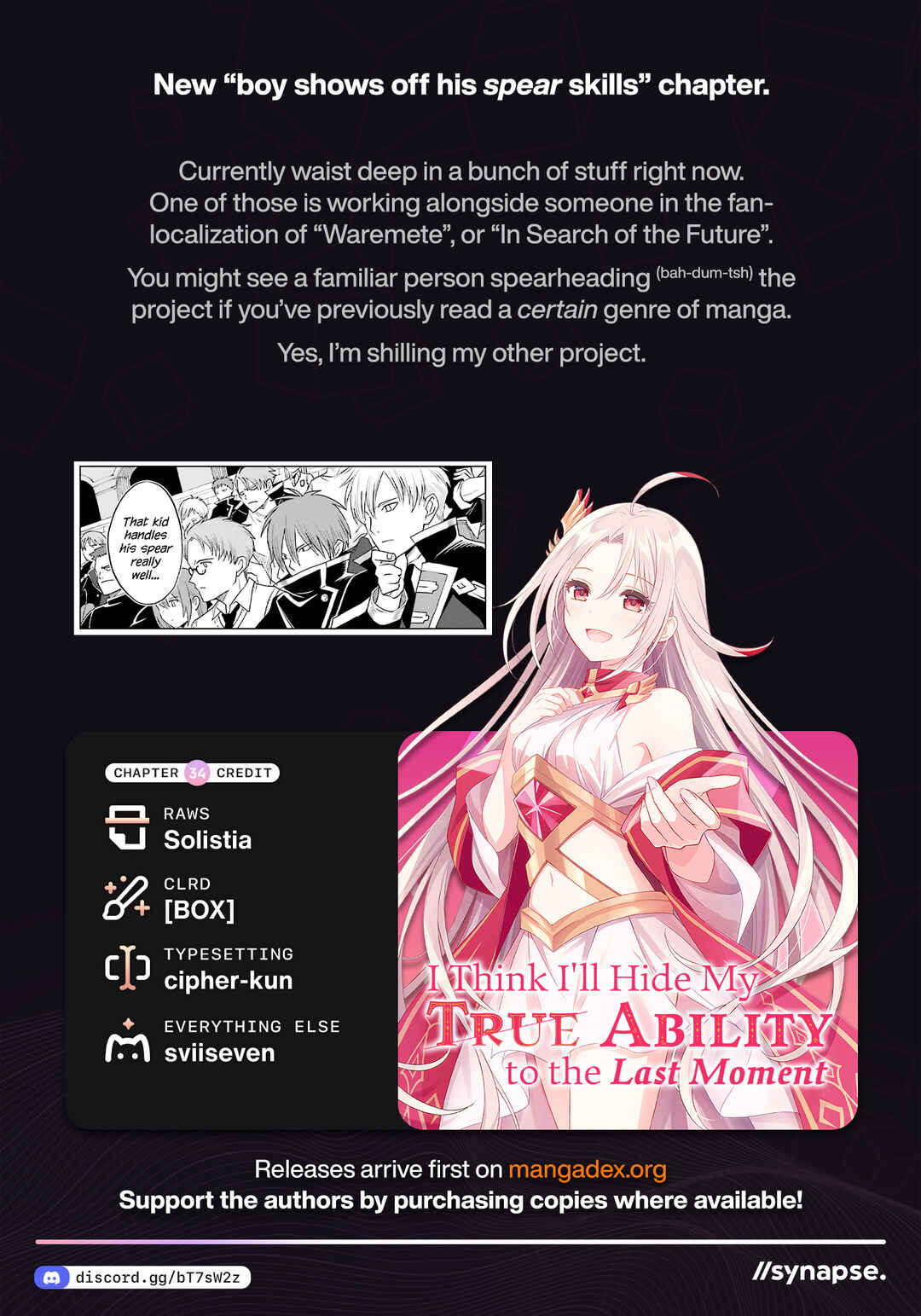 Shin no Jitsuryoku wa Girigiri made Kakushiteiyou to Omou Chapter 34 - Page 31