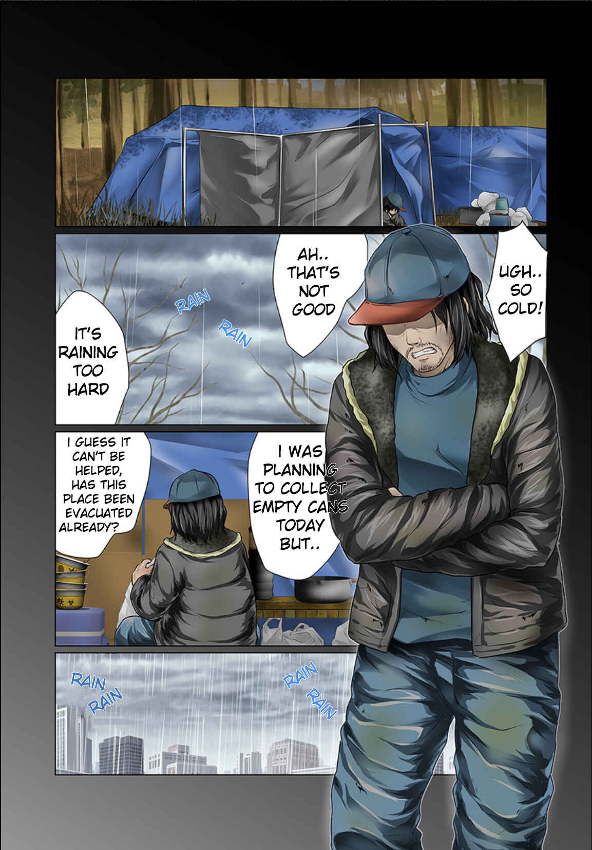 Homeless Tensei: Isekai de Jiyuusugiru Jikyuujisoku Seikatsu Chapter 1 - Page 1
