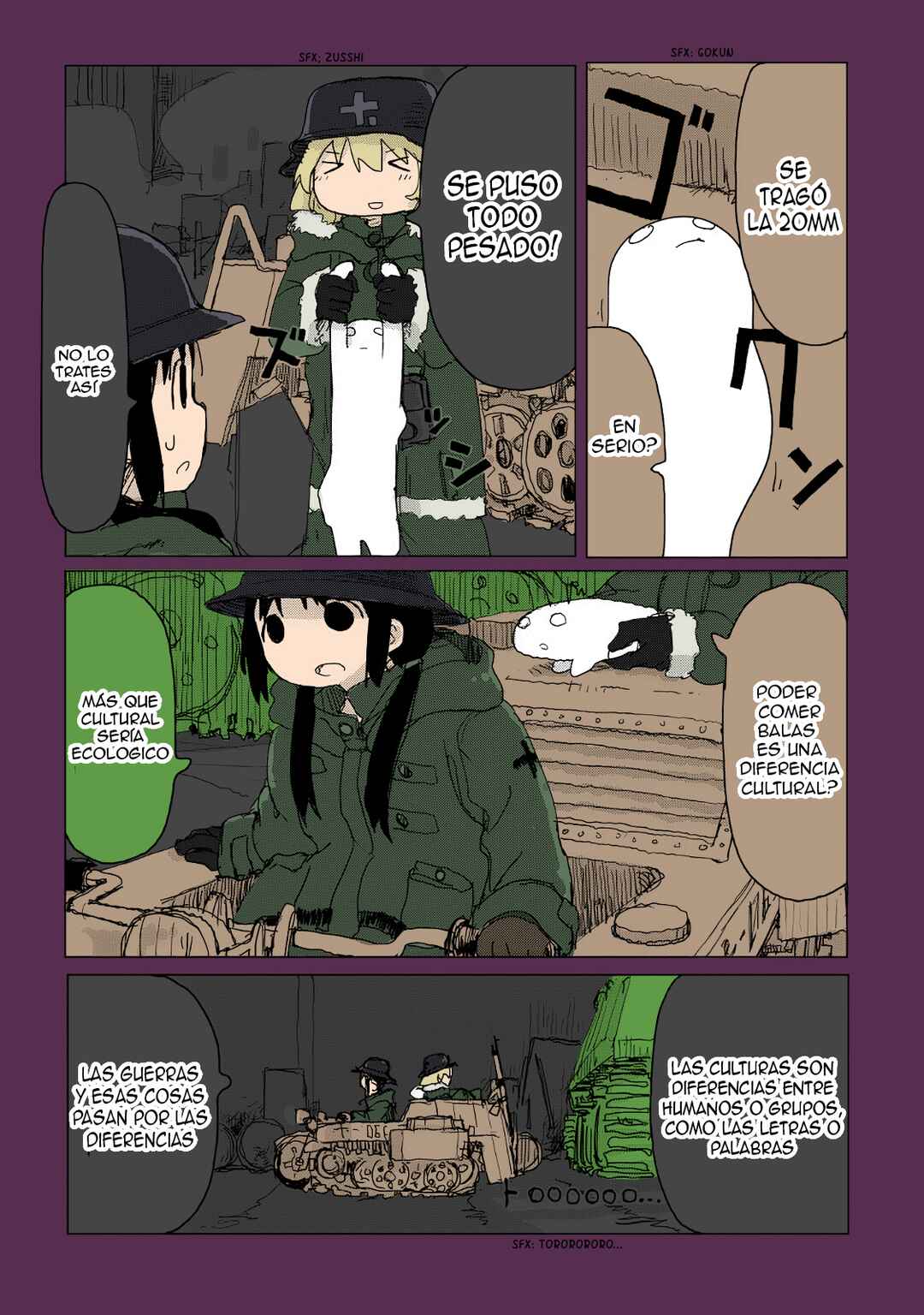 Shoujo Shuumatsu Ryokou (Fan Colored) Chapter 25 - Page 10