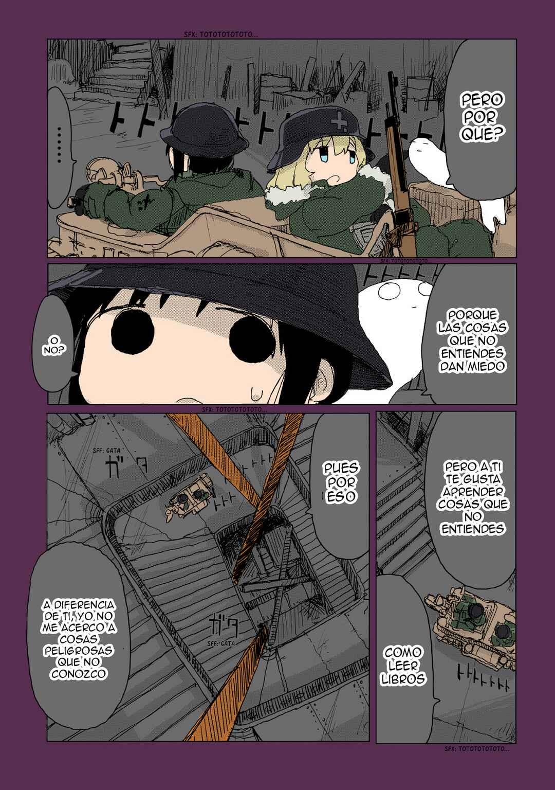 Shoujo Shuumatsu Ryokou (Fan Colored) Chapter 25 - Page 11