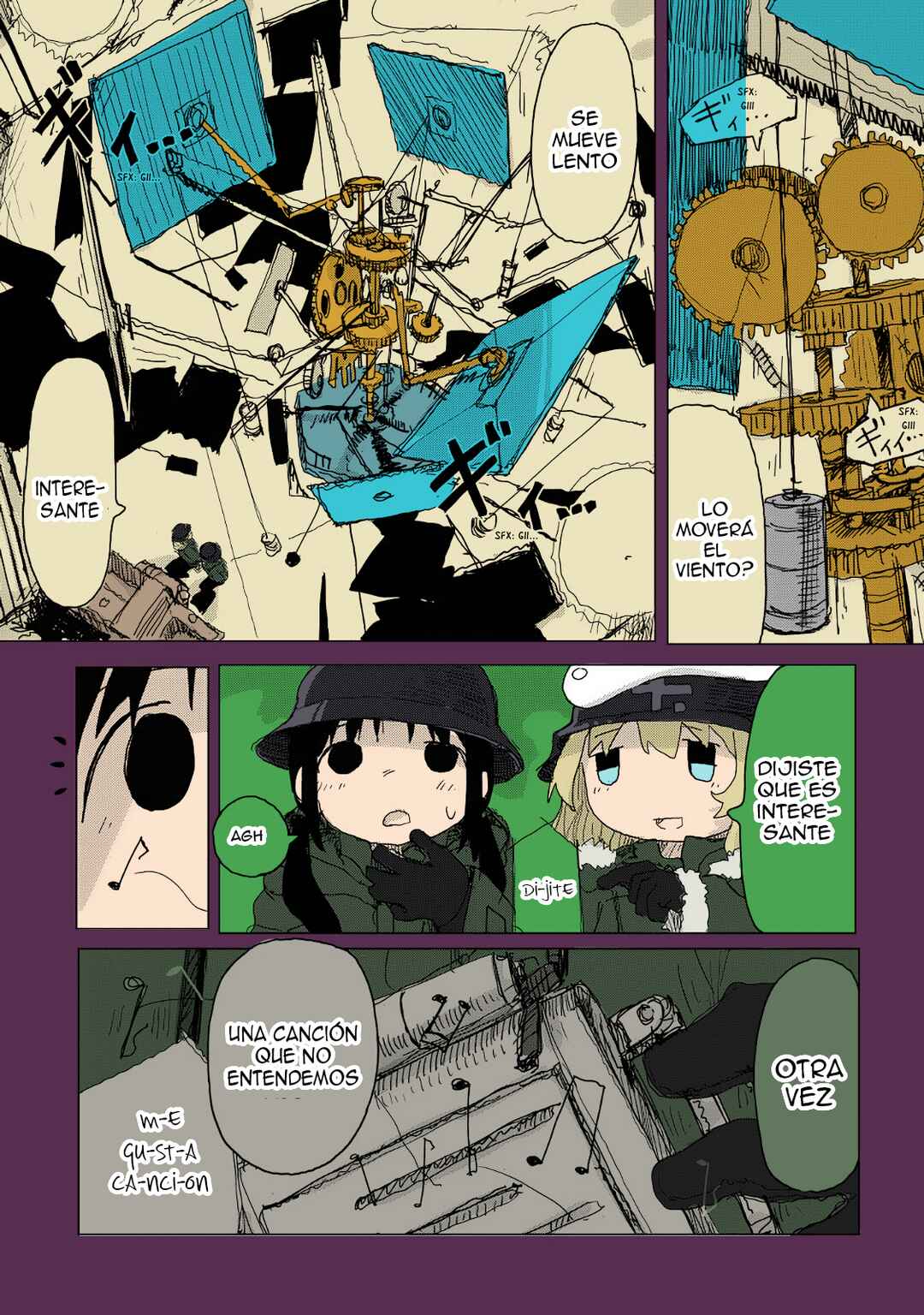 Shoujo Shuumatsu Ryokou (Fan Colored) Chapter 25 - Page 15