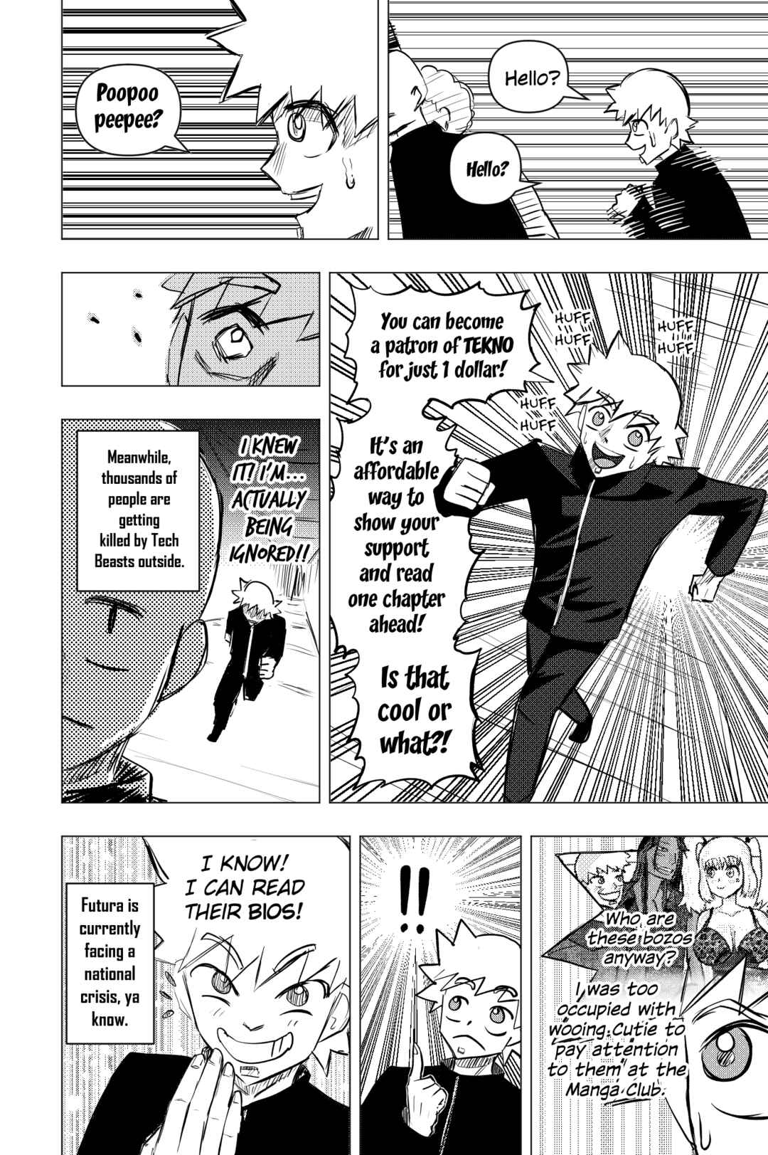 TEKNO: Sci-Fi Shonen Manga! Chapter 32 - Page 2