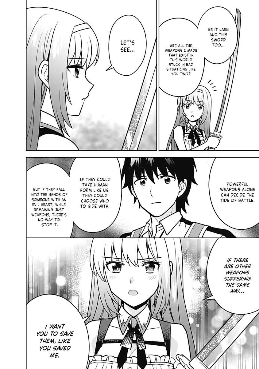 Seisan Shoku o Kiwame Sugi Tara Densetsu no Buki ga Ore no Yome ni Narinashita Chapter 36 - Page 9