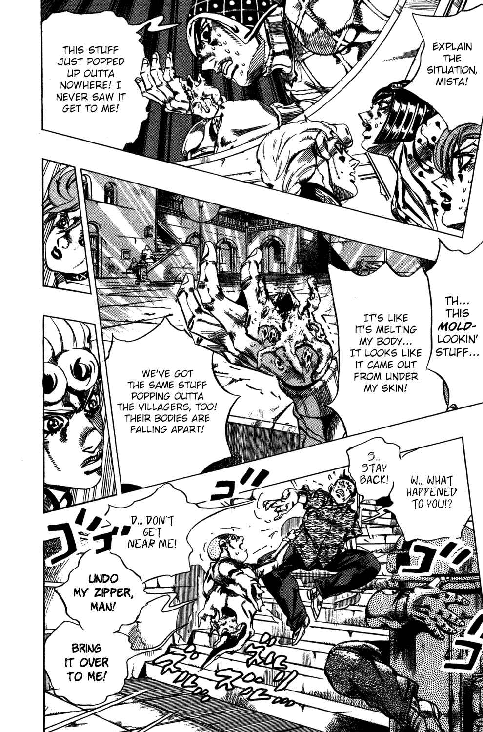 JoJo no Kimyou na Bouken: Part 5 - Ougon no Kaze Chapter 114 - Page 10
