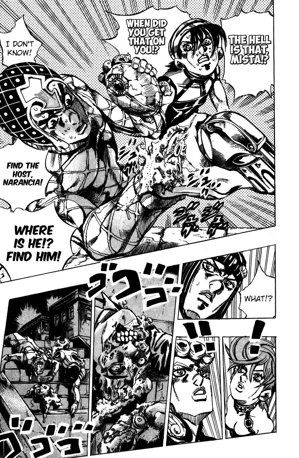 JoJo no Kimyou na Bouken: Part 5 - Ougon no Kaze Chapter 114 - Page 8