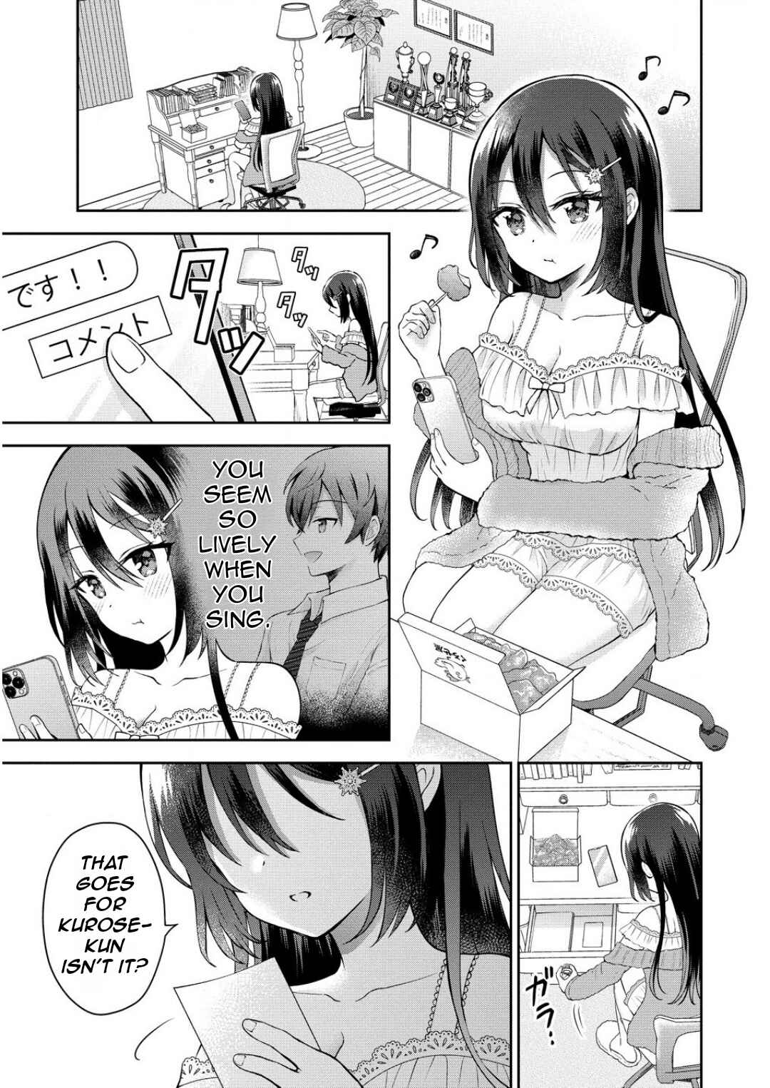 Tonari no Seki no Inkya Joshi ga Oshi Utaite Datta ~Ore no Kyoku o Uttatekure!~ Chapter 2 - Page 36