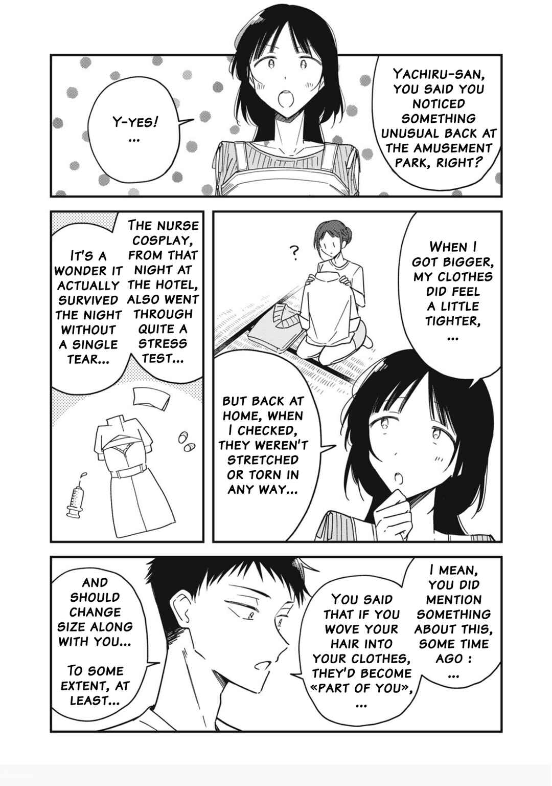 Yachiru-san wa Homeru to Nobiru Chapter 9.2 - Page 1