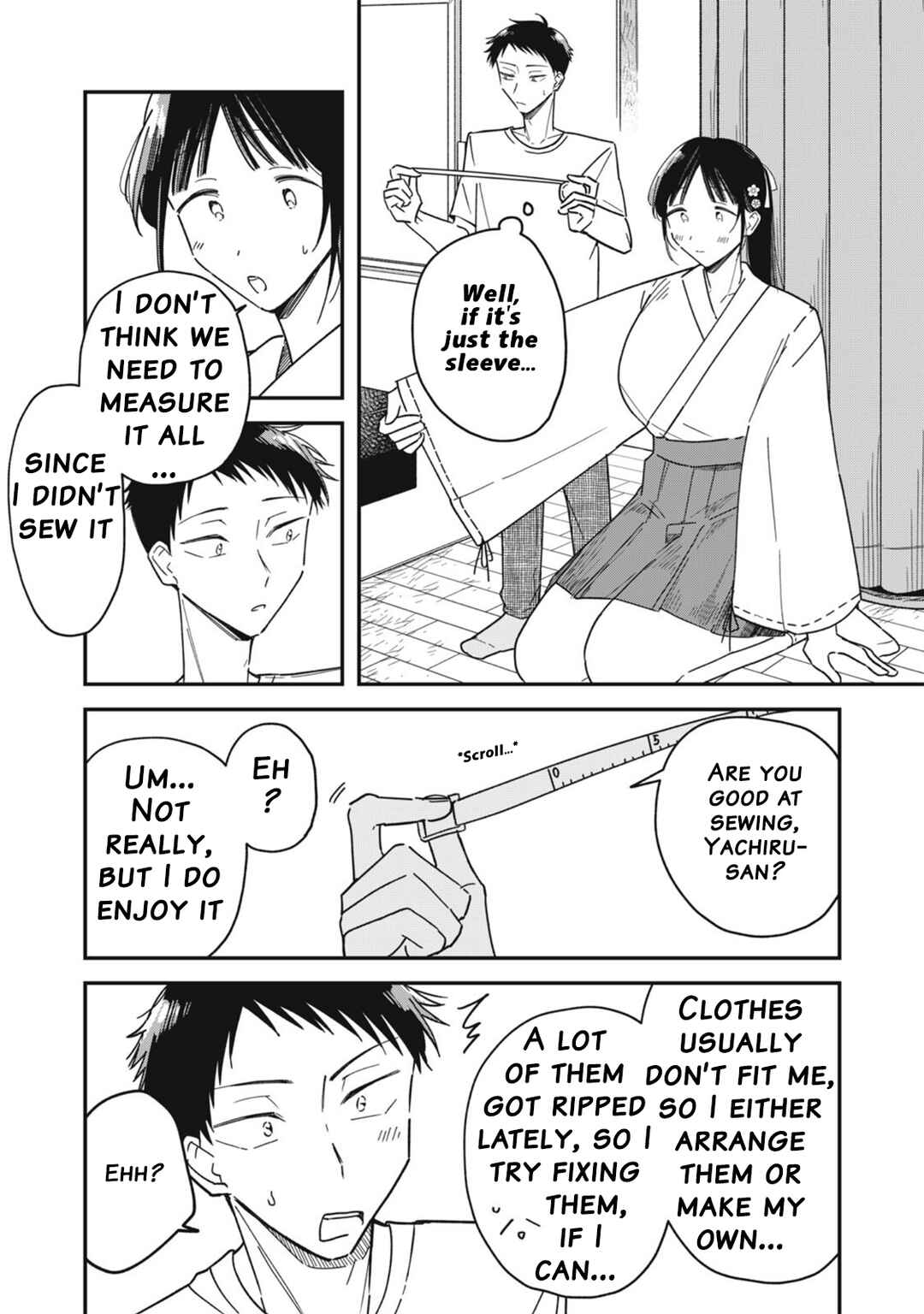 Yachiru-san wa Homeru to Nobiru Chapter 9.2 - Page 12