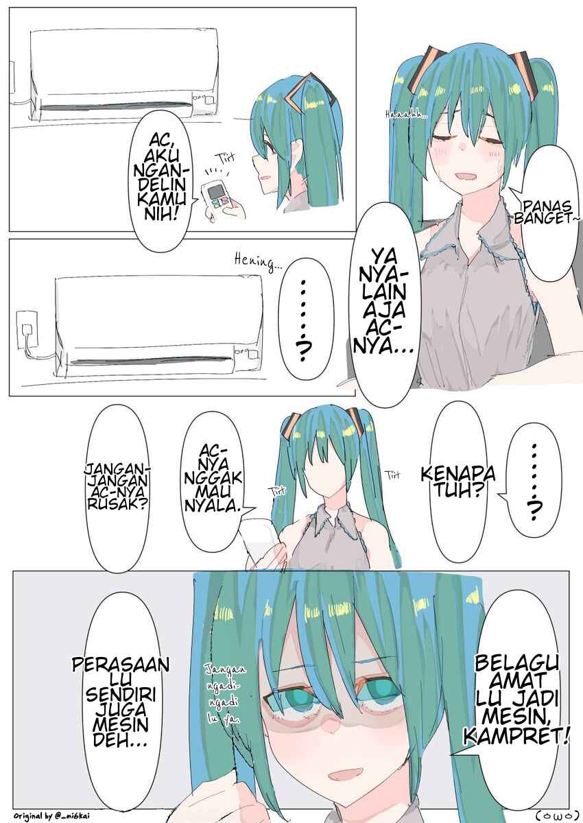 VOCALOID - The Daily Life of Master & Hatsune Miku (Doujinshi) Chapter 3 - Page 1