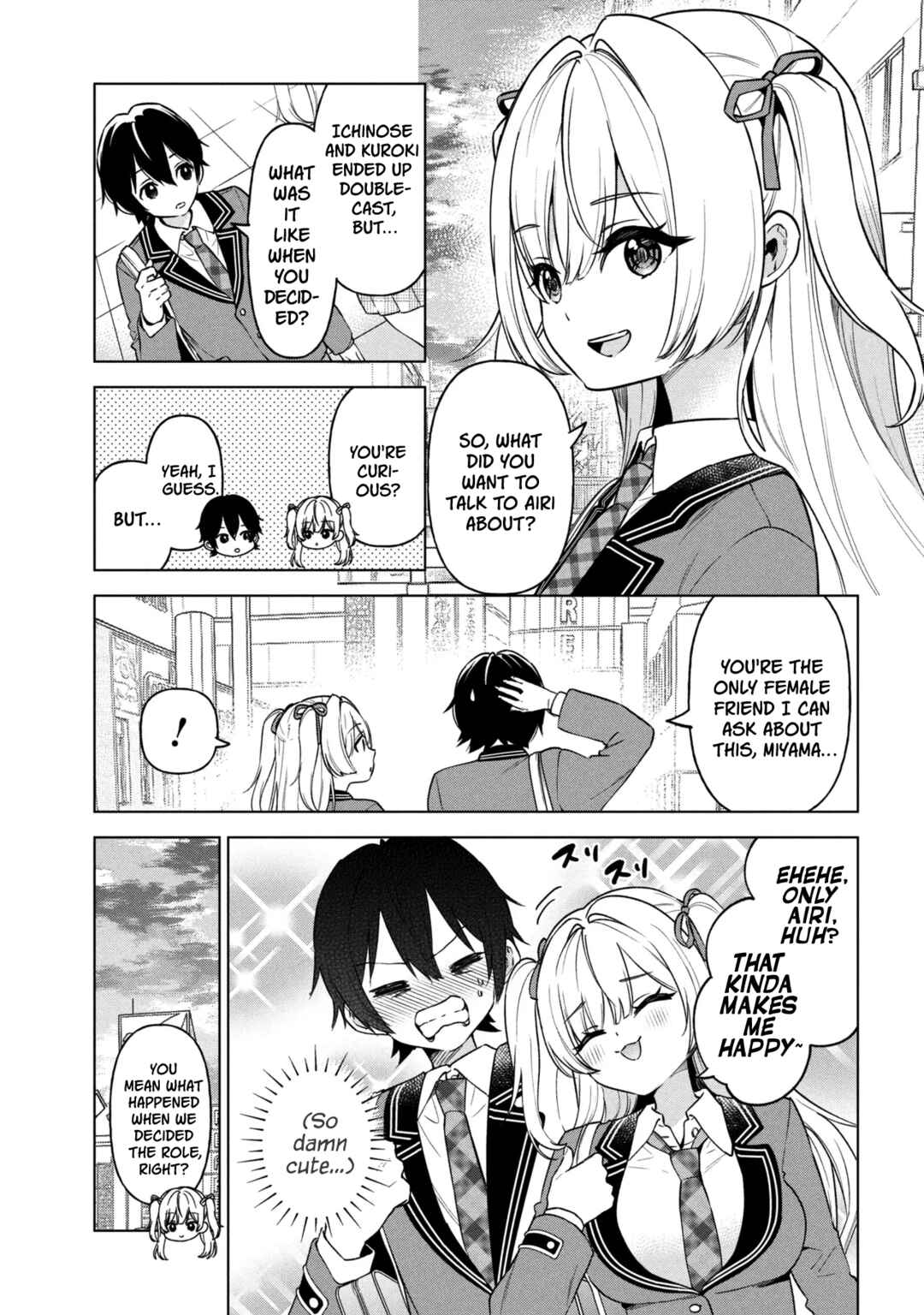 Inkya no Ore ga Sekigae de S-kyuu Bishoujo ni Kakomaretara Himitsu no Kankei ga Hajimatta. Chapter 8 - Page 13