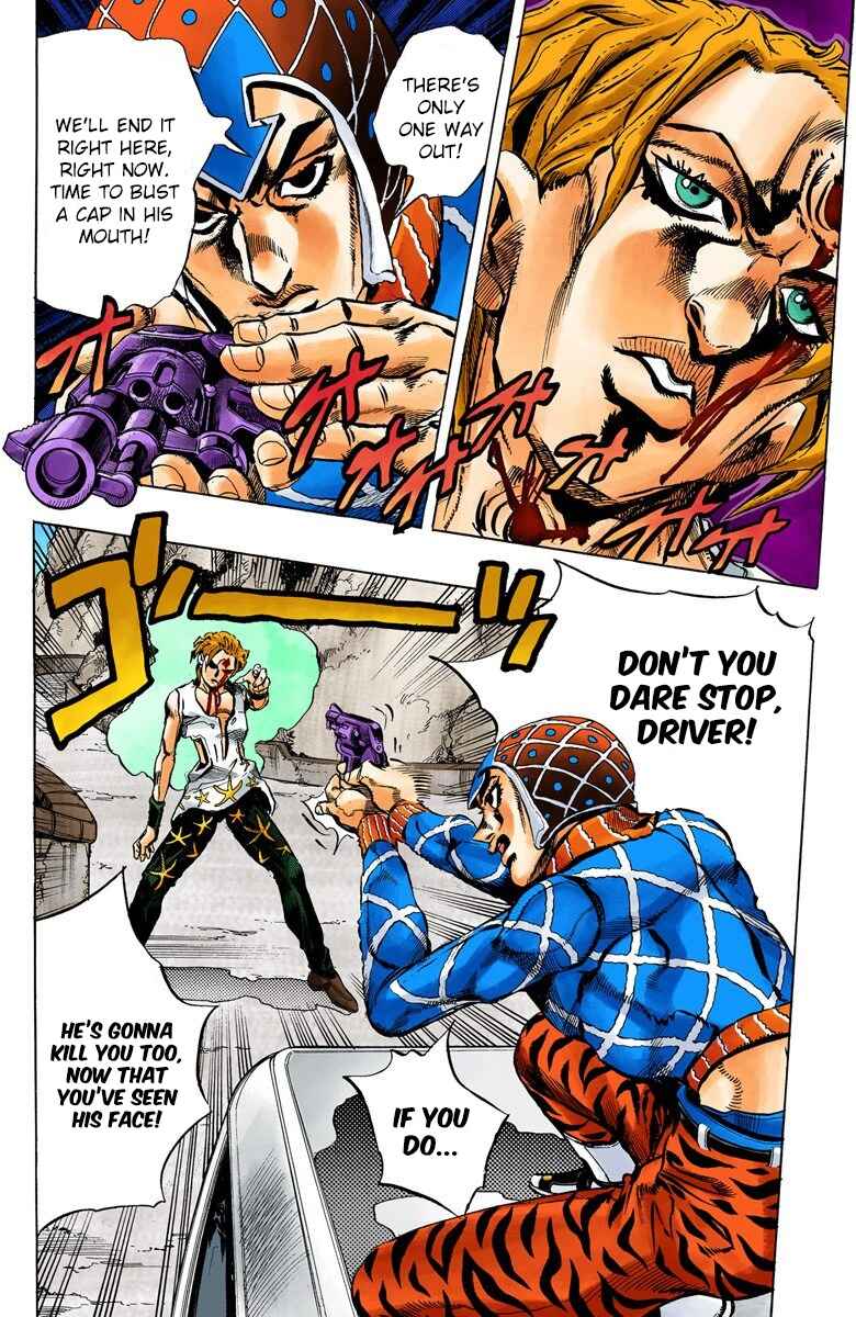 JoJo no Kimyou na Bouken: Part 5 - Ougon no Kaze Color-ban Chapter 27 - Page 13