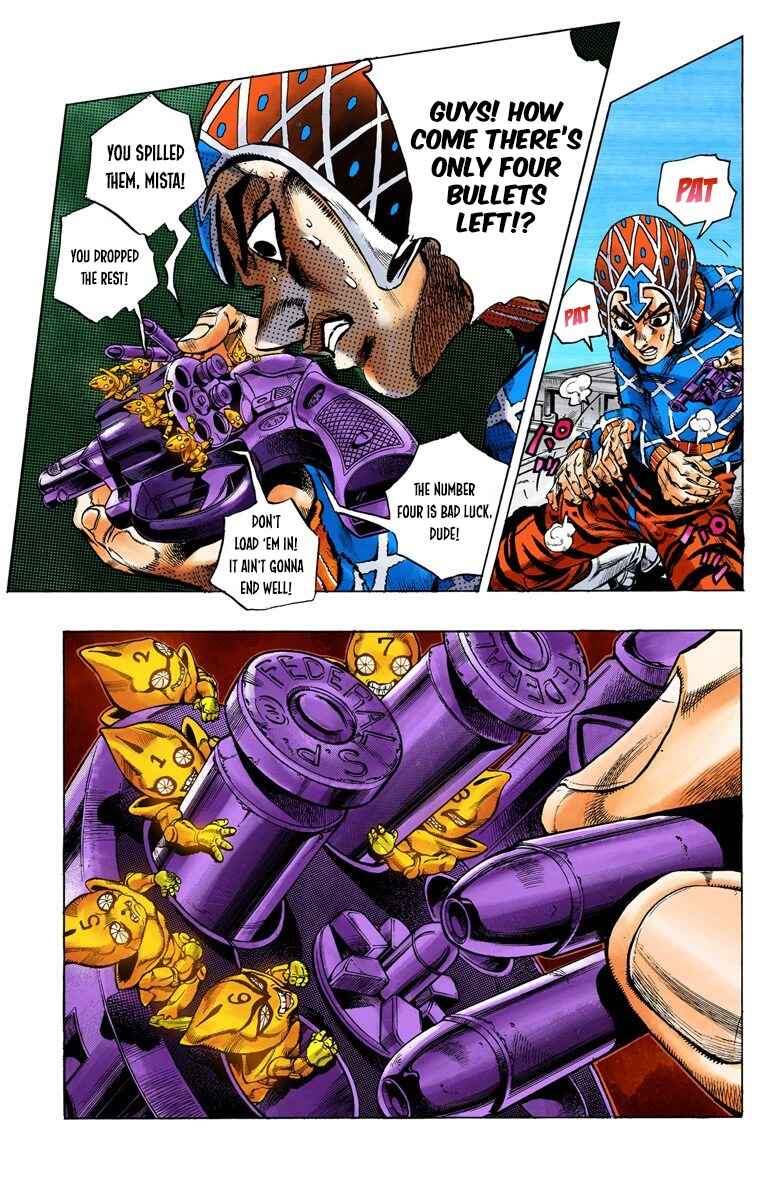 JoJo no Kimyou na Bouken: Part 5 - Ougon no Kaze Color-ban Chapter 27 - Page 4