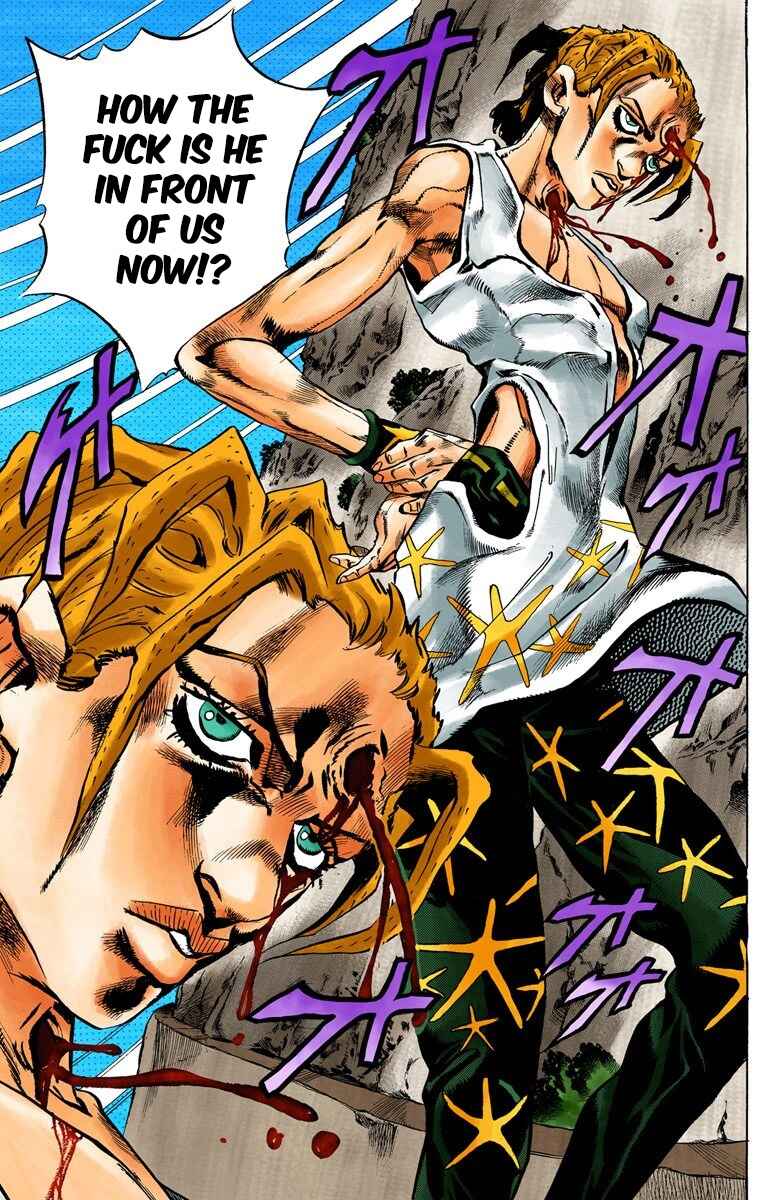 JoJo no Kimyou na Bouken: Part 5 - Ougon no Kaze Color-ban Chapter 27 - Page 8