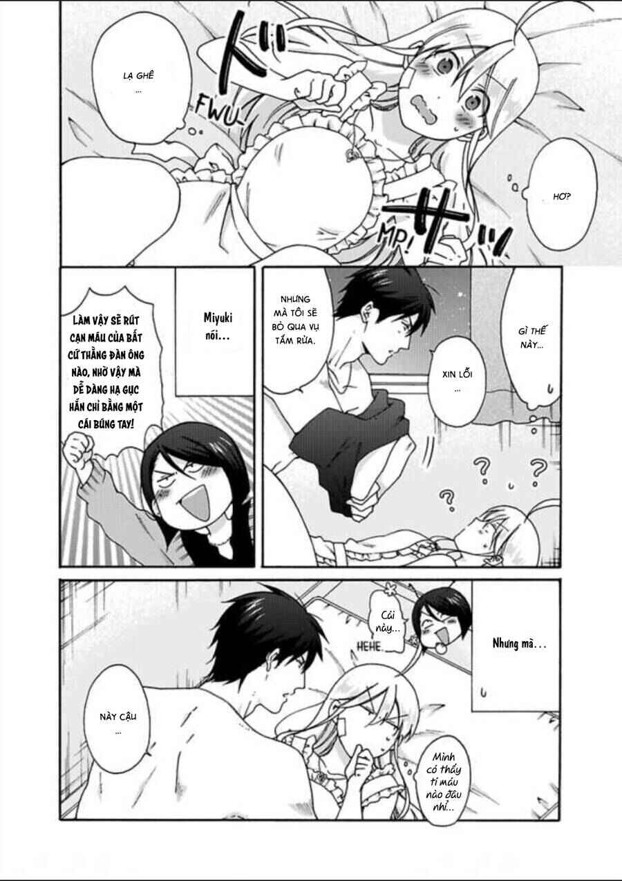 Nyotaika Yankee Gakuen ☆ Ore no Hajimete, Nerawaretemasu. Chapter 28 - Page 14
